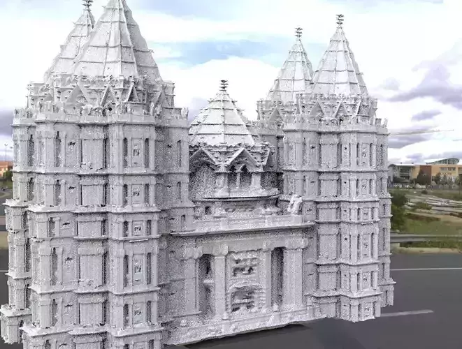 Castle Dracula Halloween castle section main