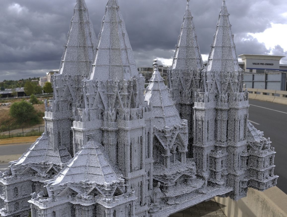 Castle Dracula Main palace 1 3D model_1