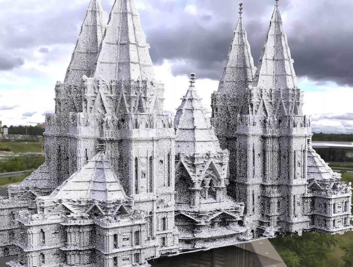 Castle Dracula Main palace 1 3D model_0