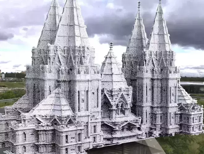 Castle Dracula Main palace 1 3D model