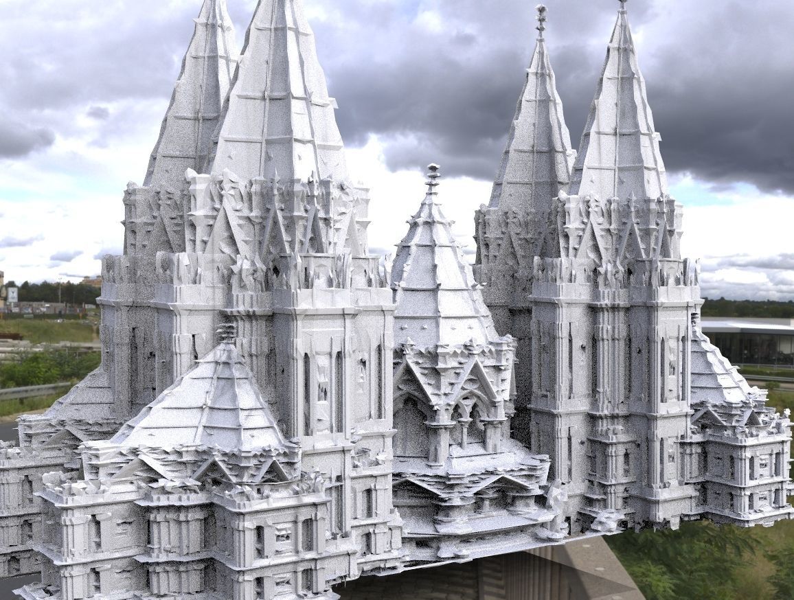 Castle Dracula Main palace 1 3D model_3