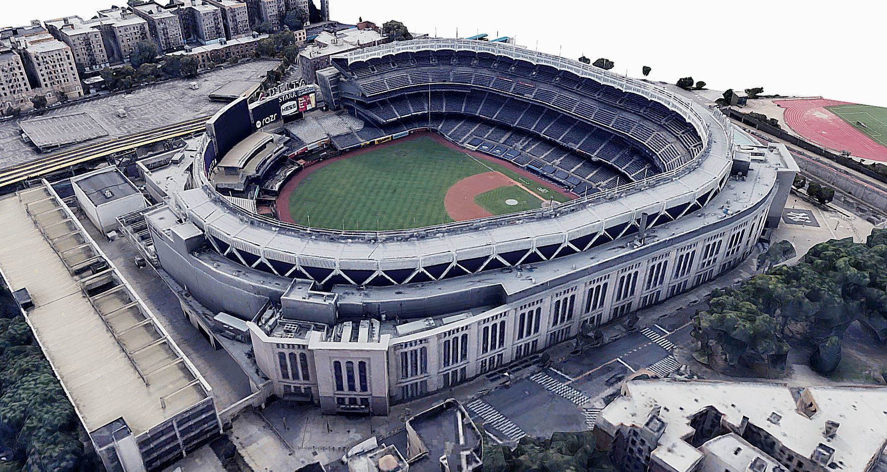 Yankee Stadium Low-poly 3D model_1