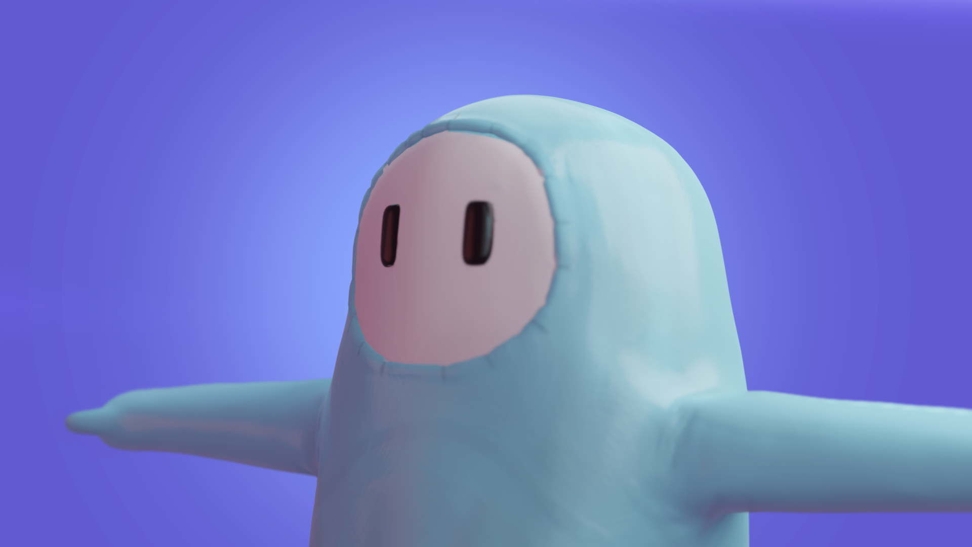 Fall Guys Character Free 3D model_2