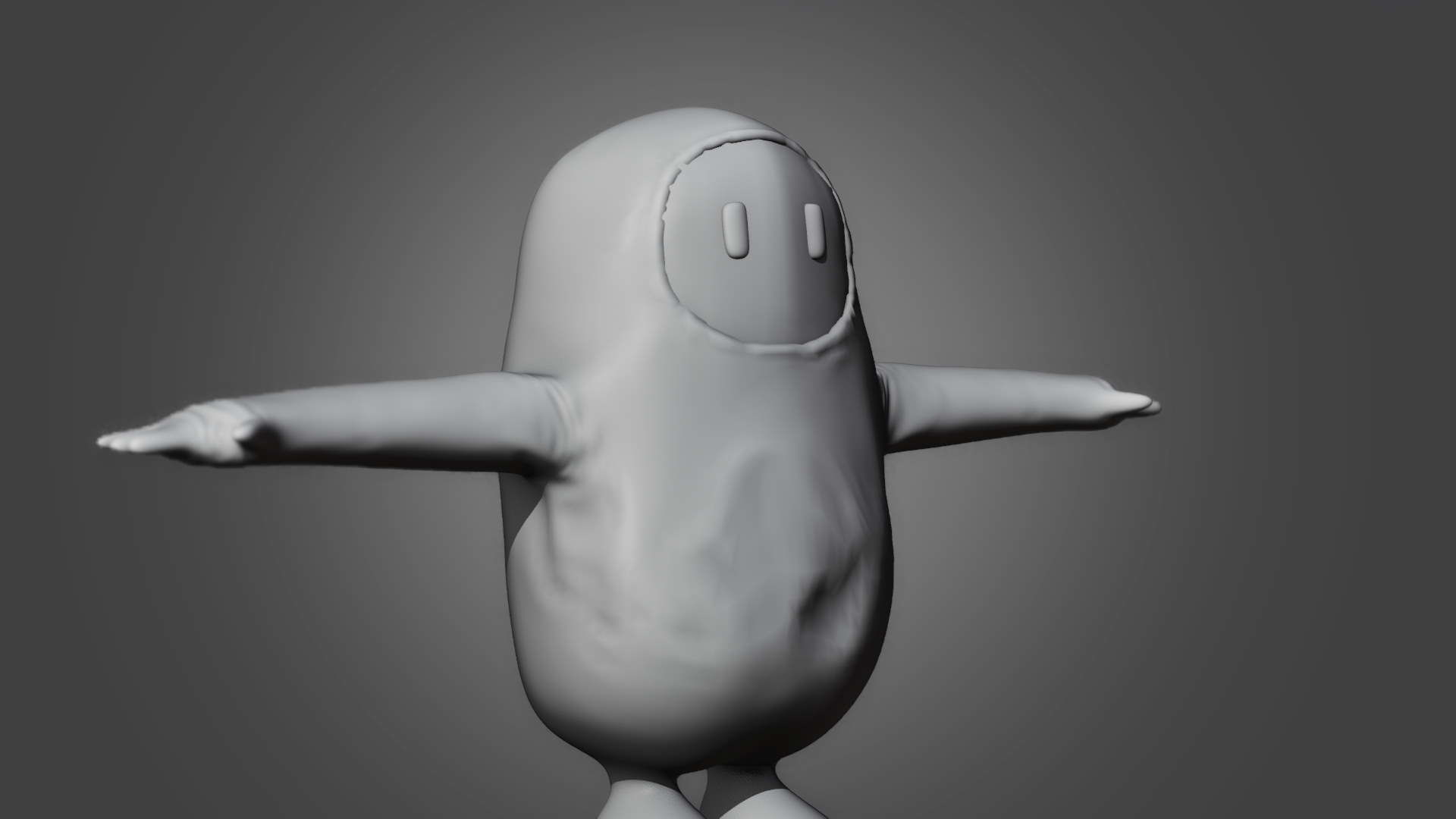 Fall Guys Character Free 3D model_3