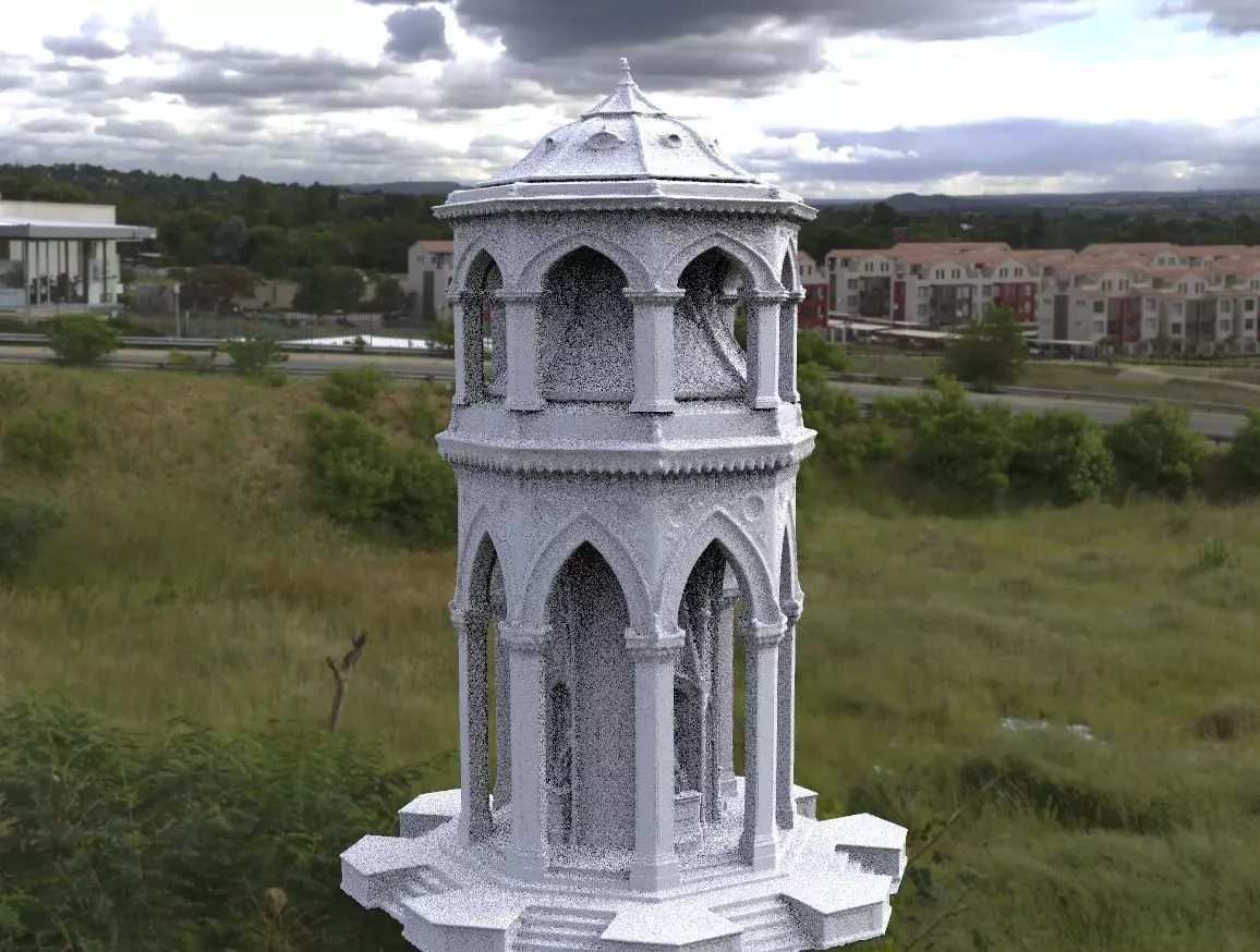 Elven Tower 3D model