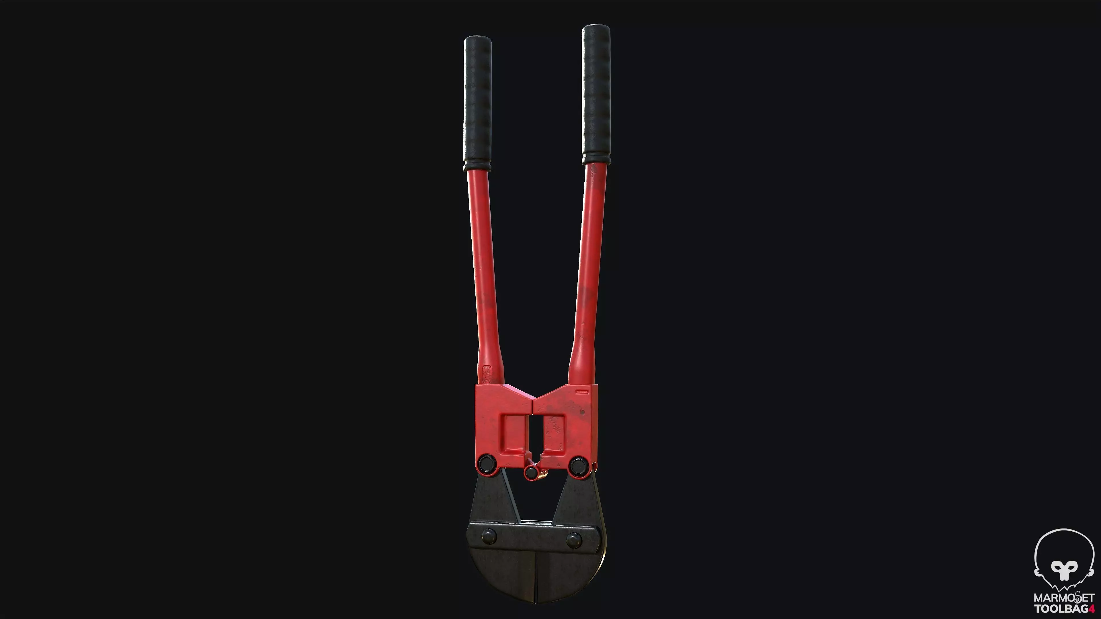 Bolt Cutter PBR Game Ready Low-poly 3D model_0