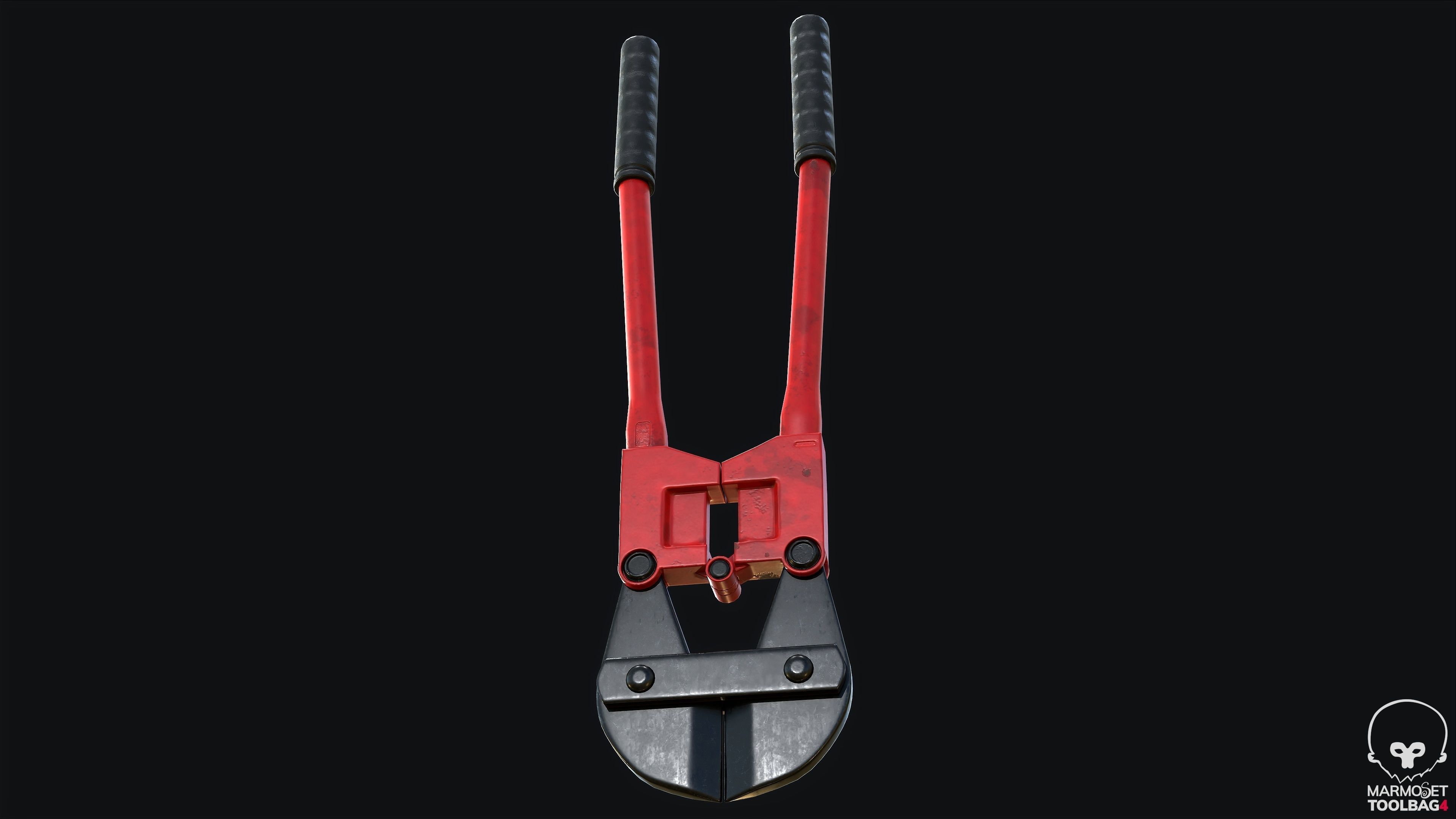 Bolt Cutter PBR Game Ready Low-poly 3D model_1