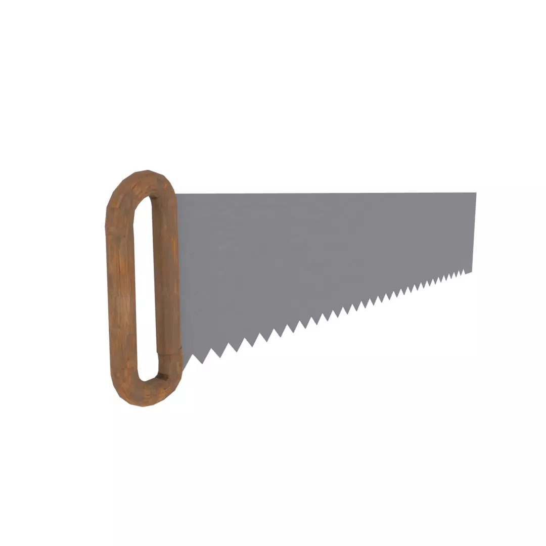 wood saw Free low-poly 3D model