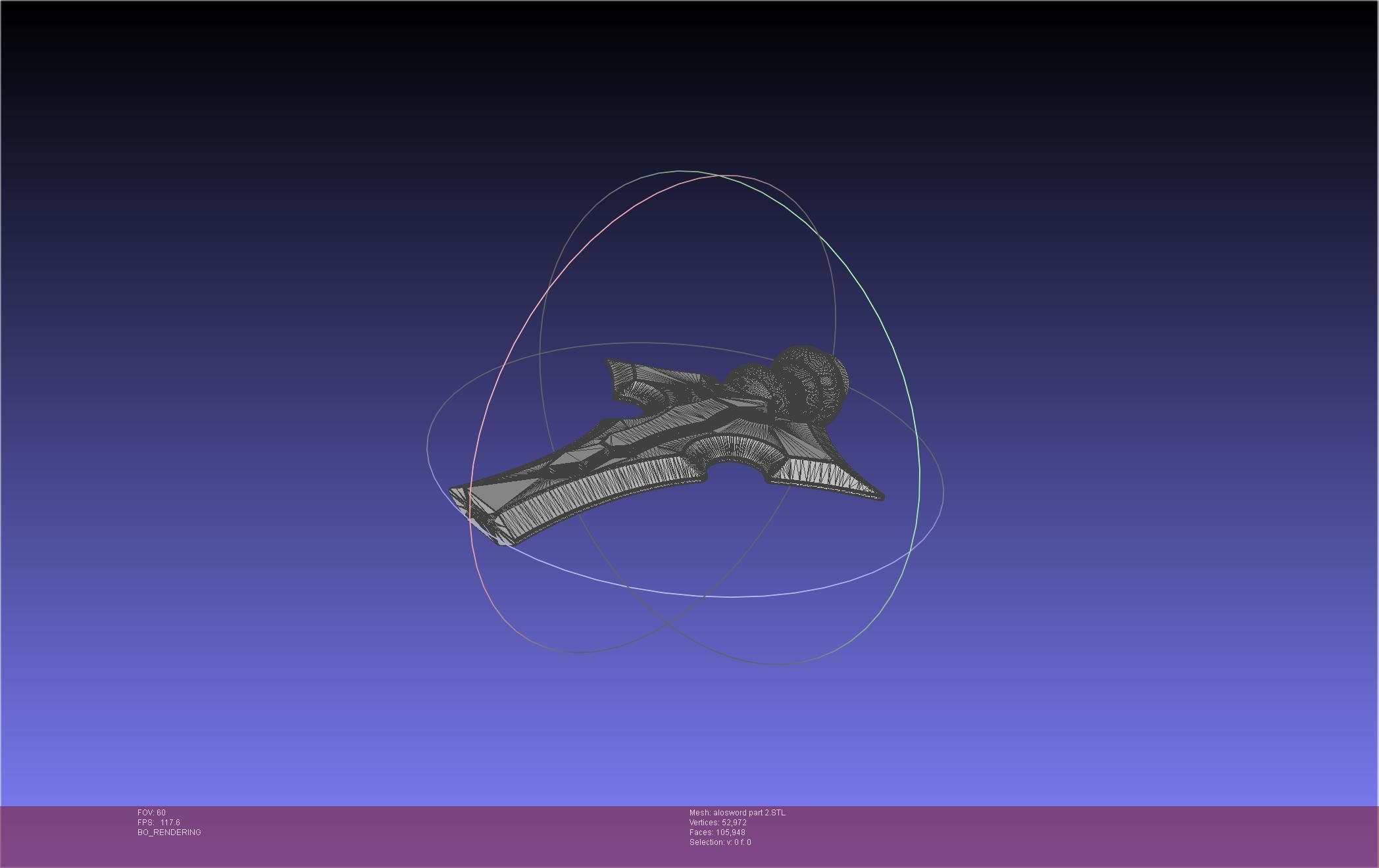 Sword Art Online Kirito ALO Sword 3D print model_59