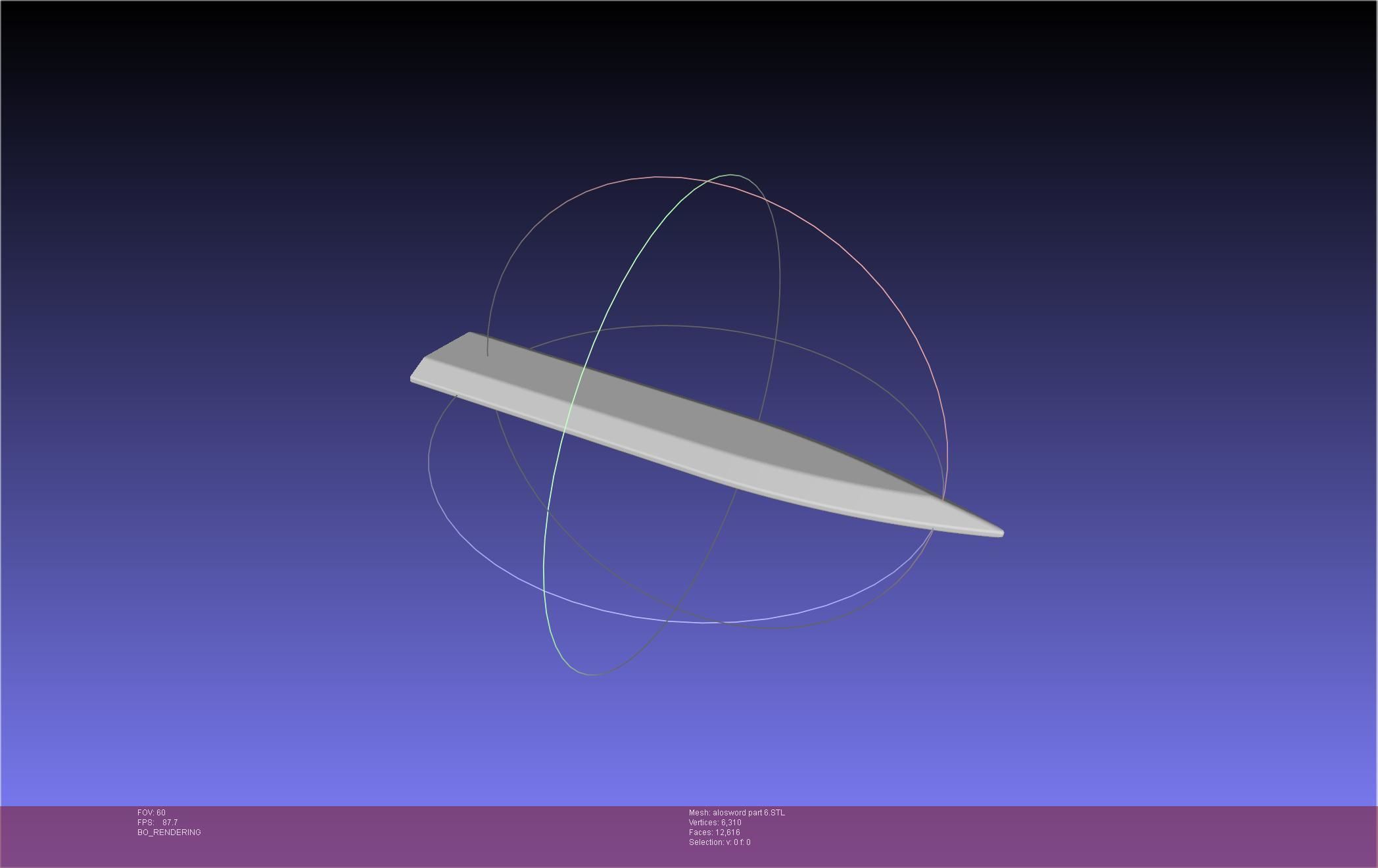 Sword Art Online Kirito ALO Sword 3D print model_83