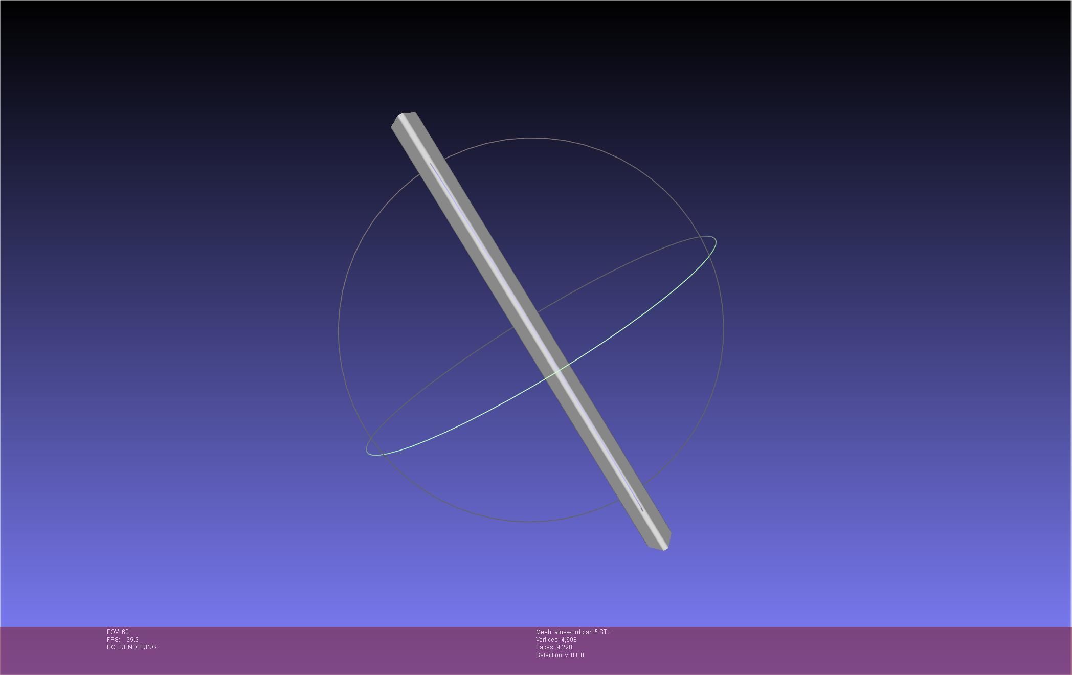 Sword Art Online Kirito ALO Sword 3D print model_76