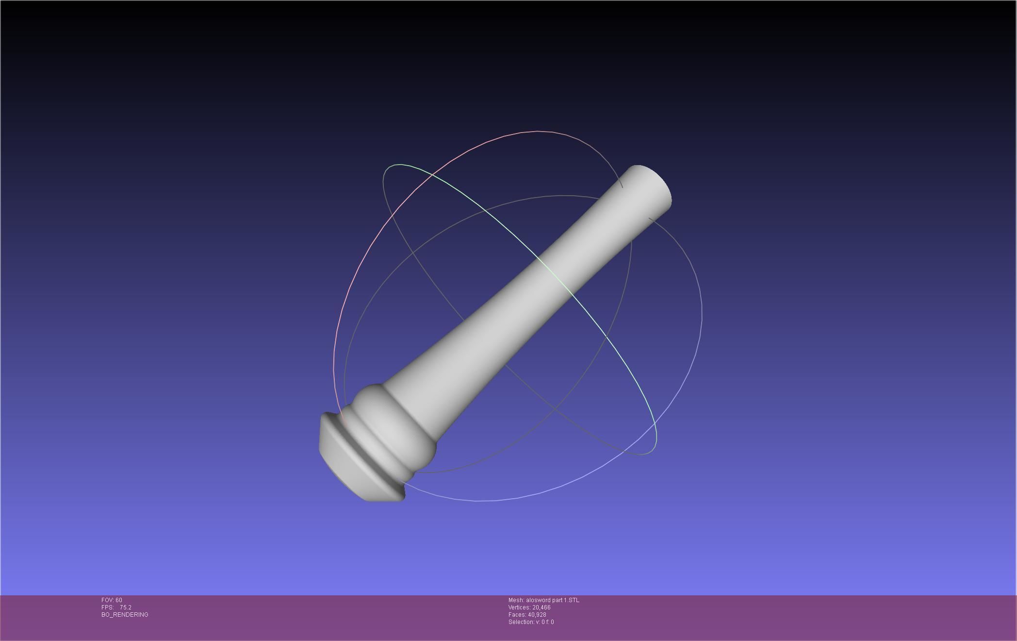 Sword Art Online Kirito ALO Sword 3D print model_50