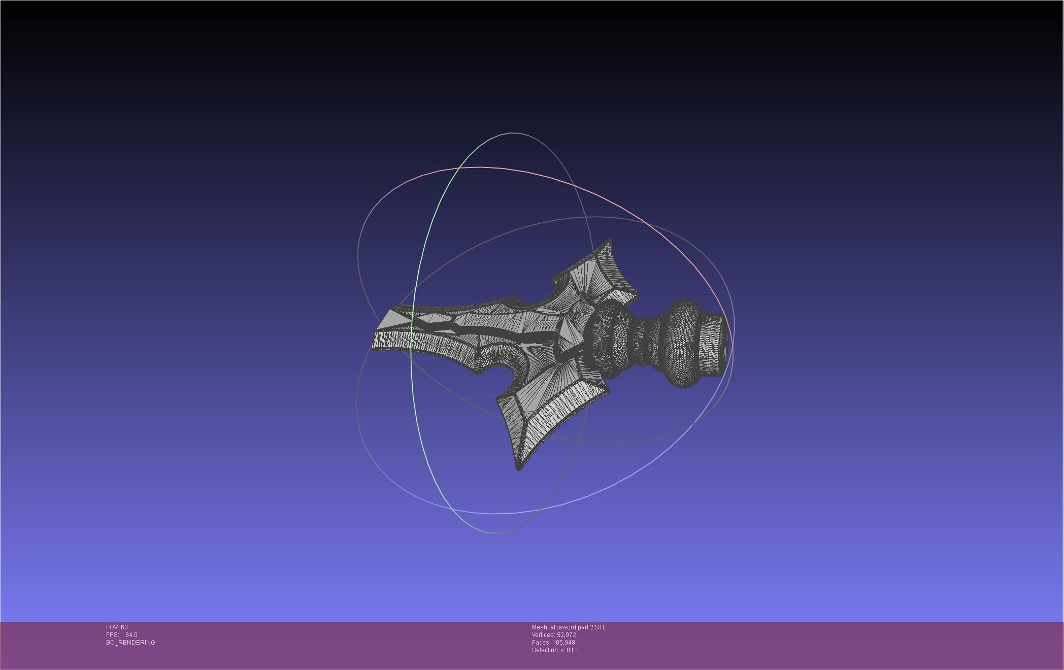 Sword Art Online Kirito ALO Sword 3D print model_60