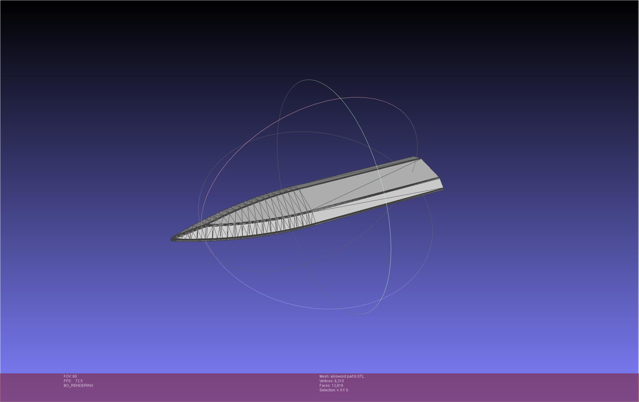 Sword Art Online Kirito ALO Sword 3D print model_89