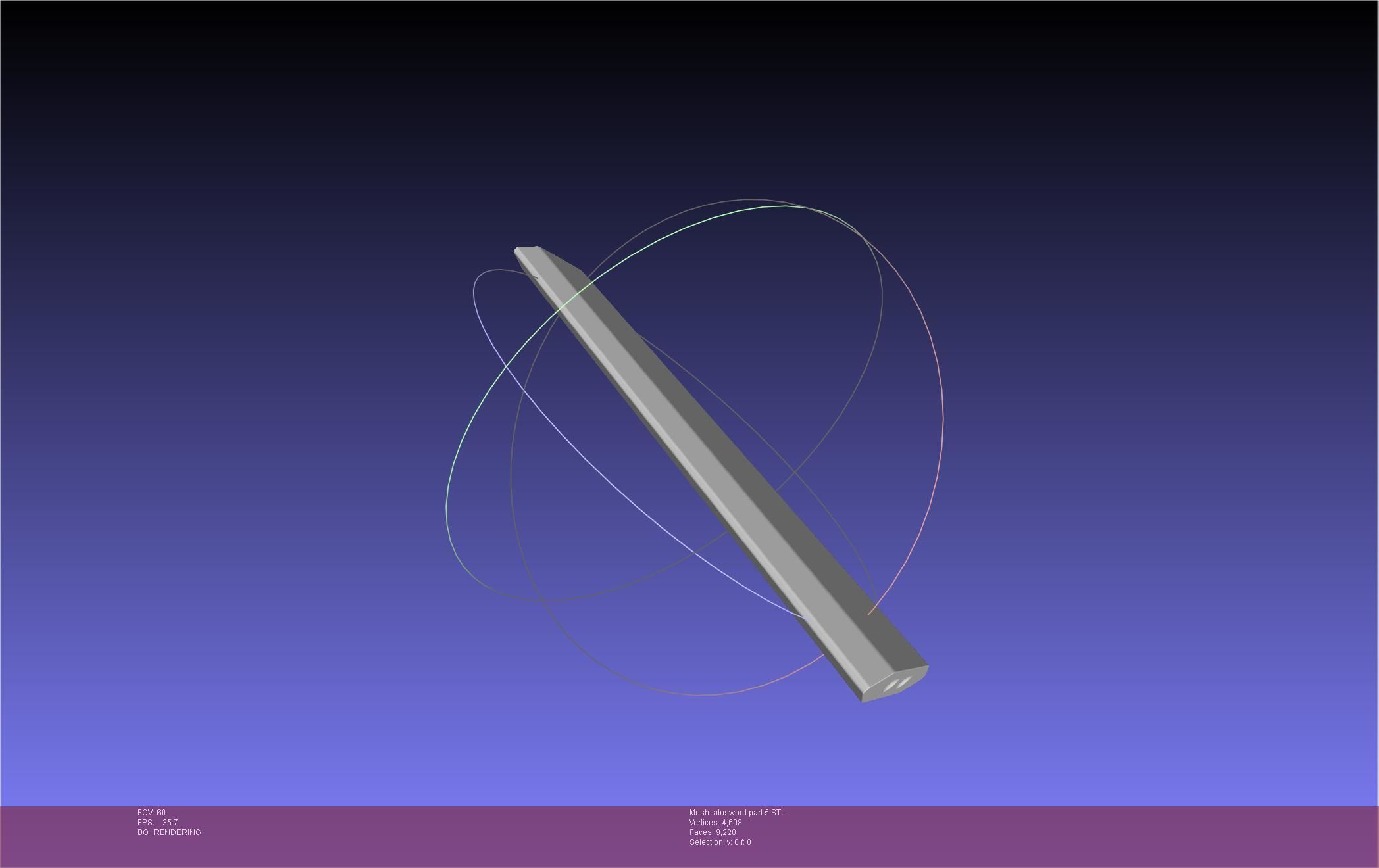 Sword Art Online Kirito ALO Sword 3D print model_77