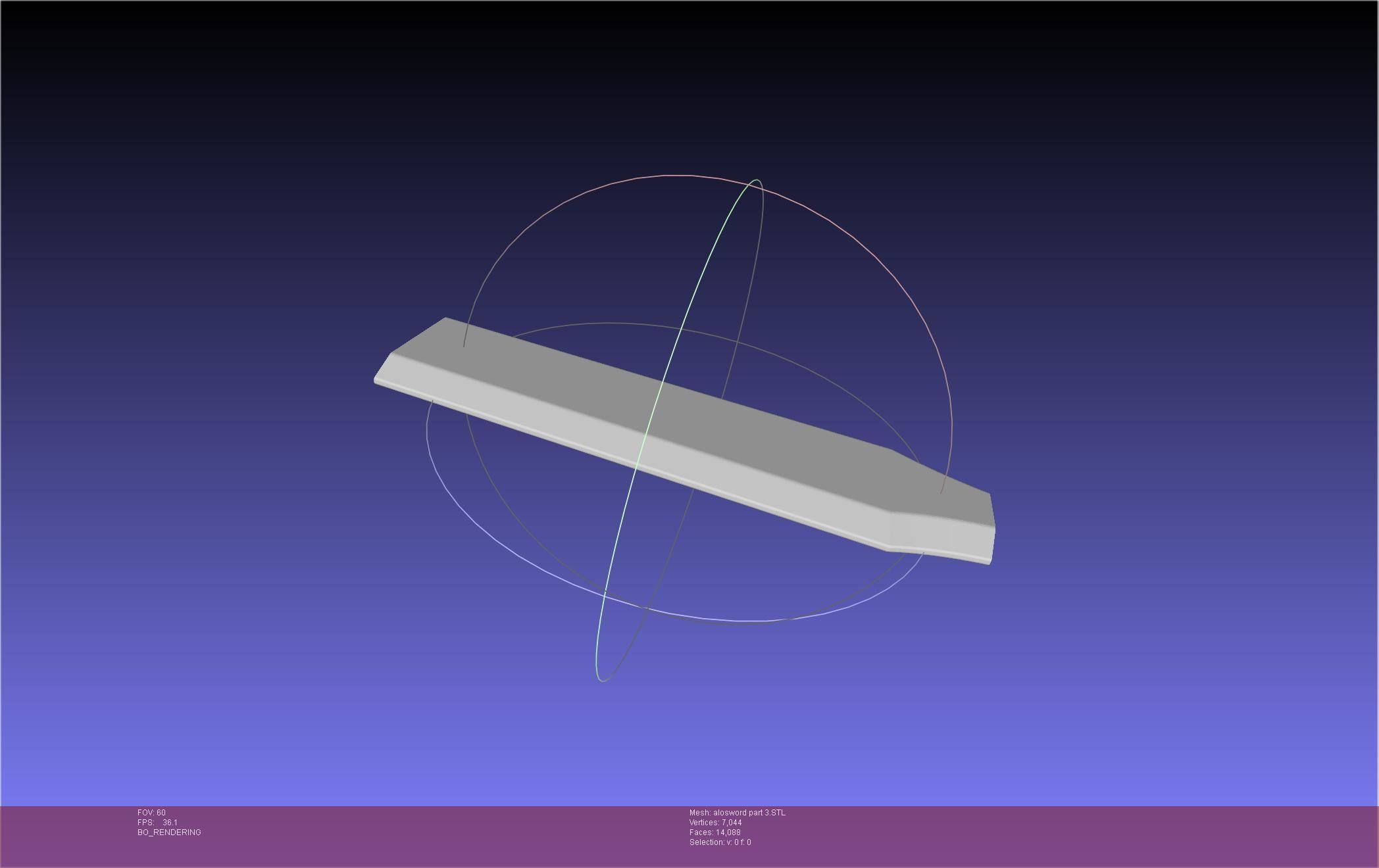 Sword Art Online Kirito ALO Sword 3D print model_66