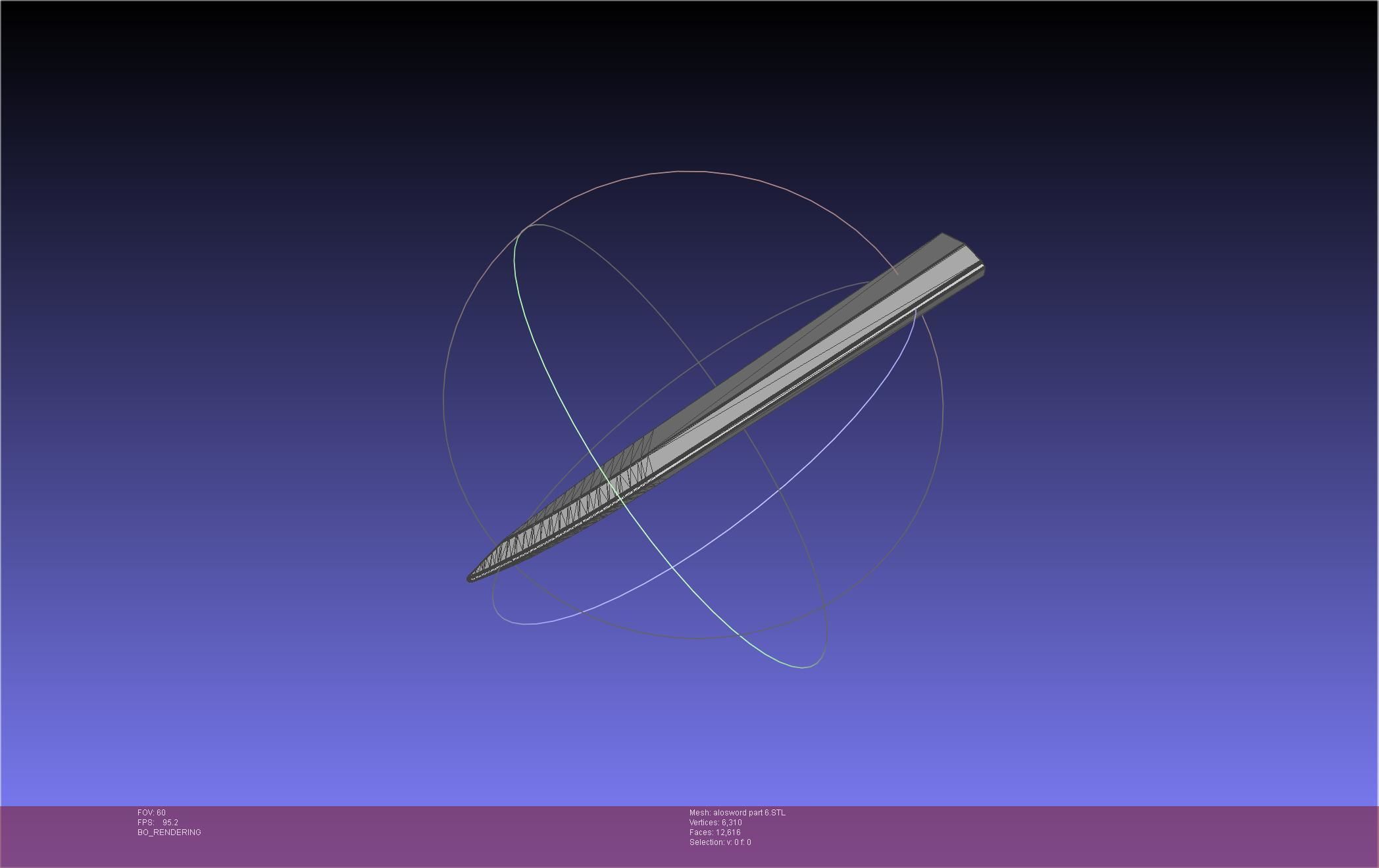 Sword Art Online Kirito ALO Sword 3D print model_86