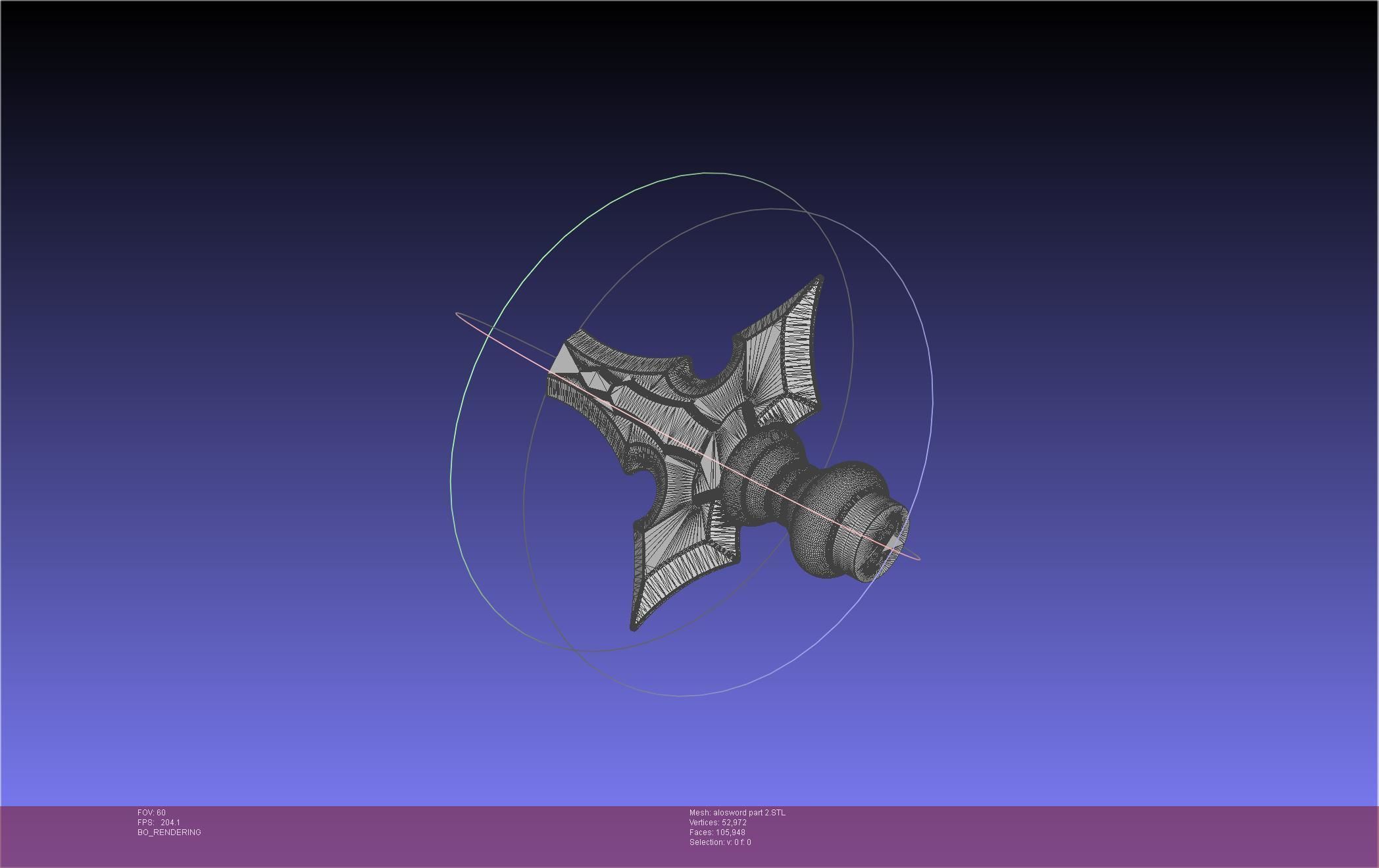 Sword Art Online Kirito ALO Sword 3D print model_61