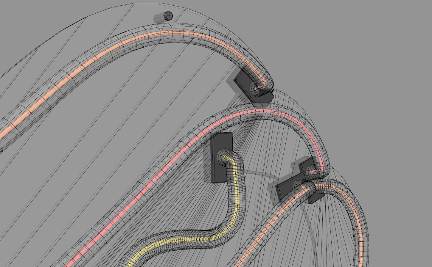 Hot Dog - Neon Sign 3D model_8