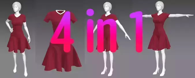 Woman Clothing 4 in 1 set77