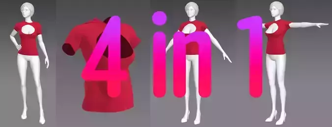 Woman Clothing 4 in 1 set78