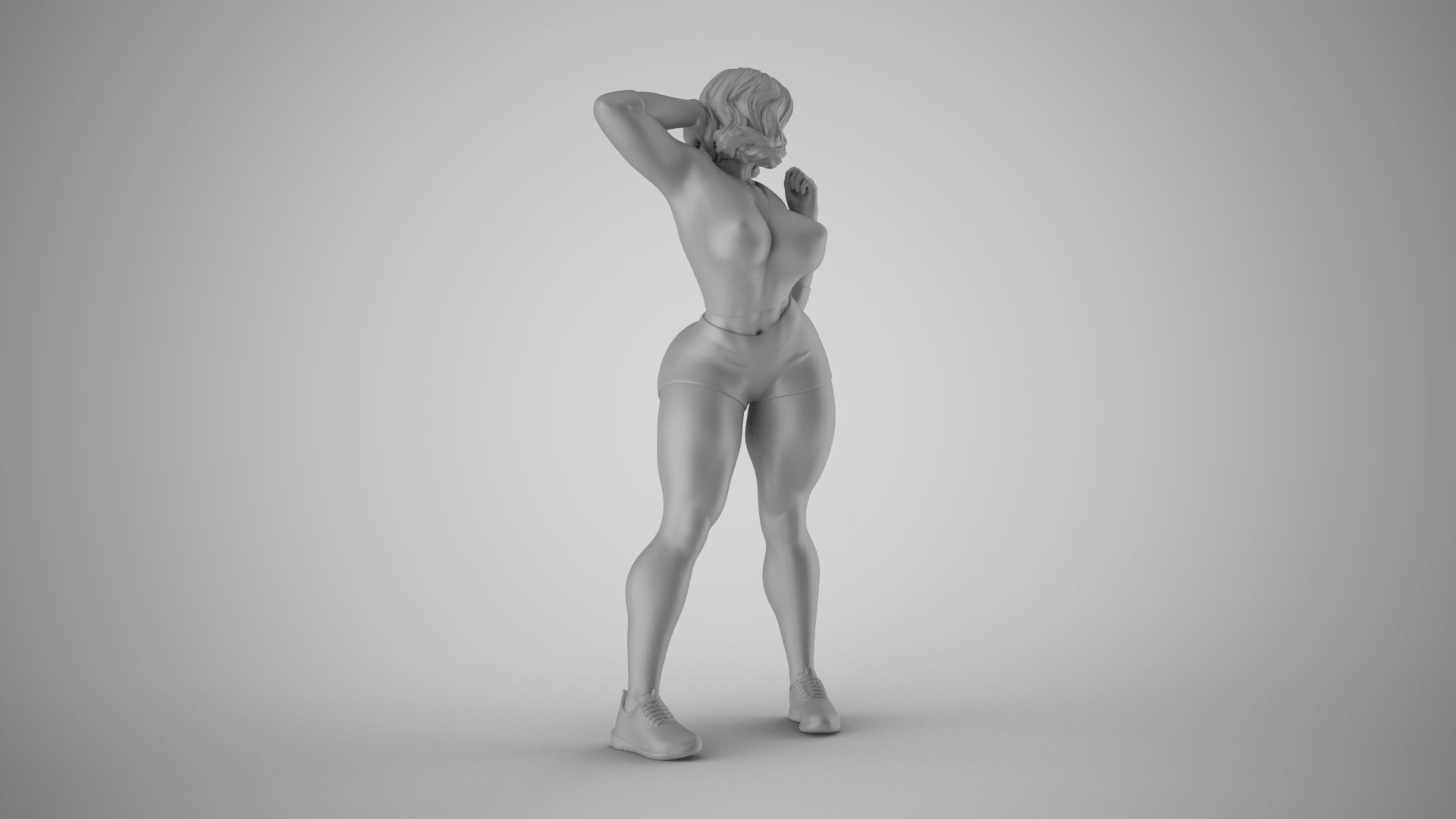 Strong and Balanced Woman 3 3D print model_3