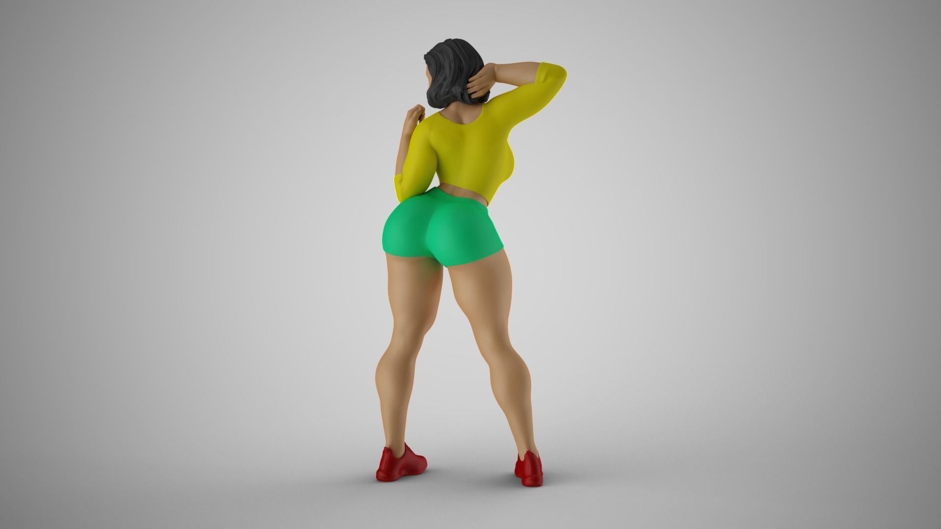 Strong and Balanced Woman 3 3D print model_7