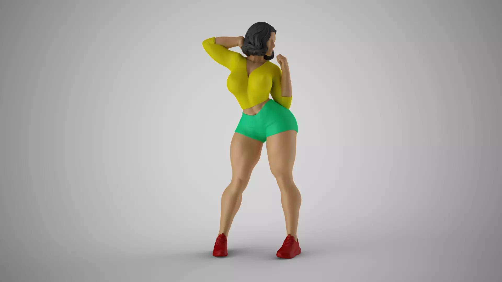 Strong and Balanced Woman 3 3D print model_0