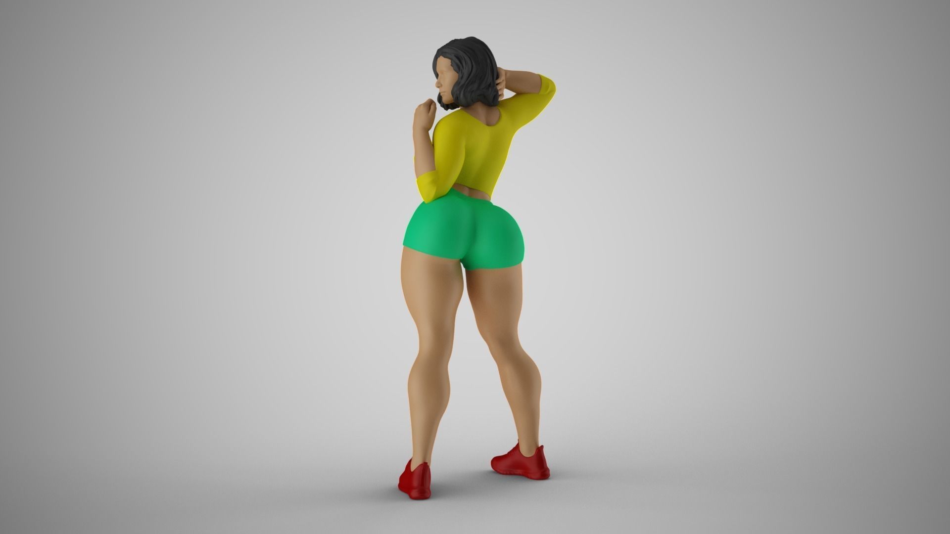 Strong and Balanced Woman 3 3D print model_8