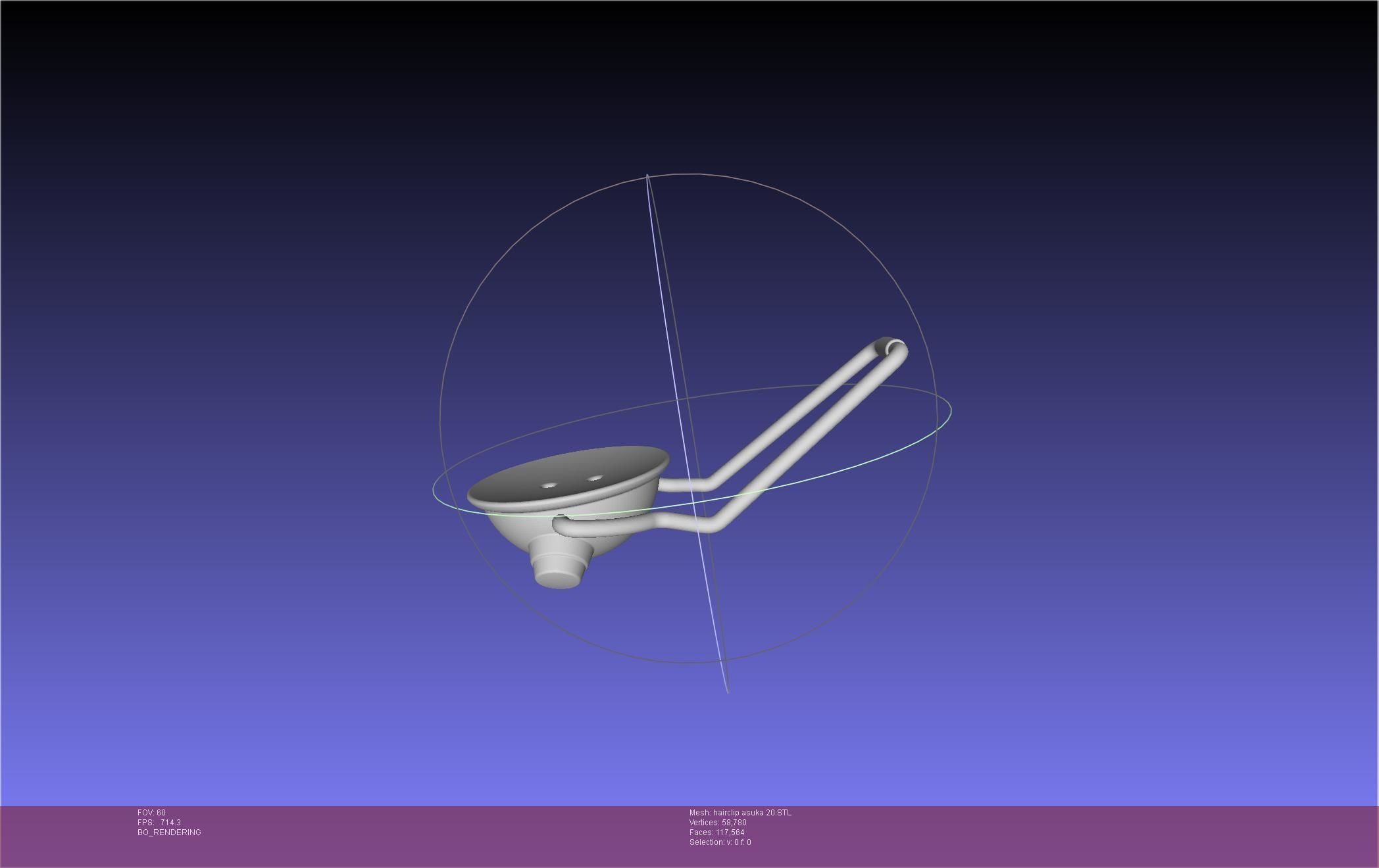 Evangelion Asuka Hairclip Rebuild 2-0 Version 3D print model_22