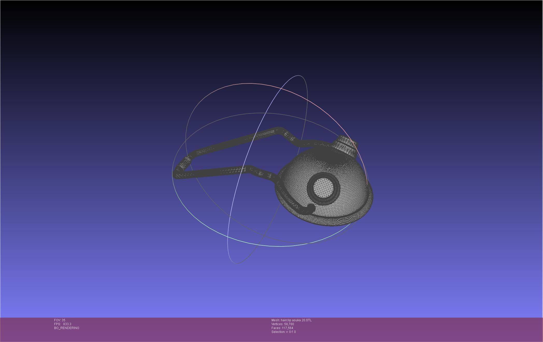 Evangelion Asuka Hairclip Rebuild 2-0 Version 3D print model_54