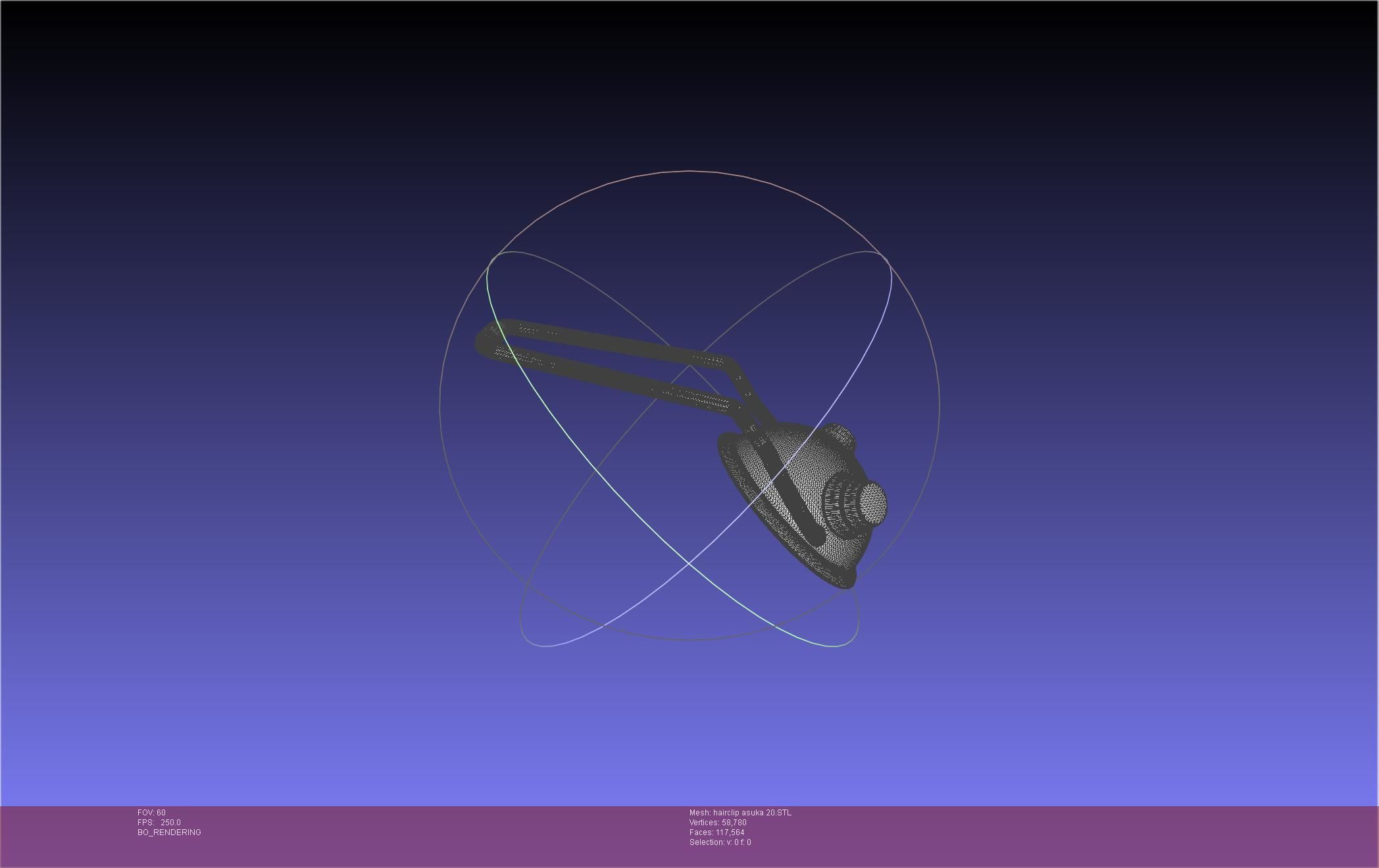 Evangelion Asuka Hairclip Rebuild 2-0 Version 3D print model_46