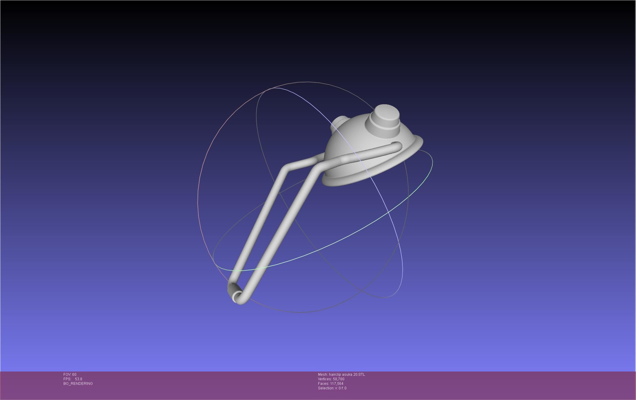 Evangelion Asuka Hairclip Rebuild 2-0 Version 3D print model_14