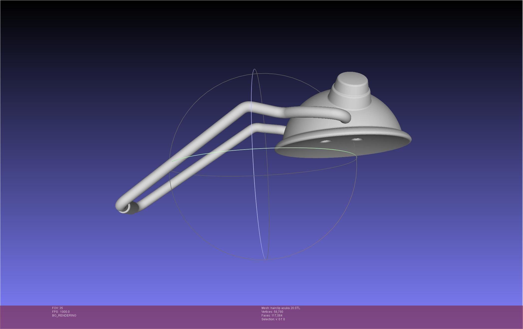 Evangelion Asuka Hairclip Rebuild 2-0 Version 3D print model_77