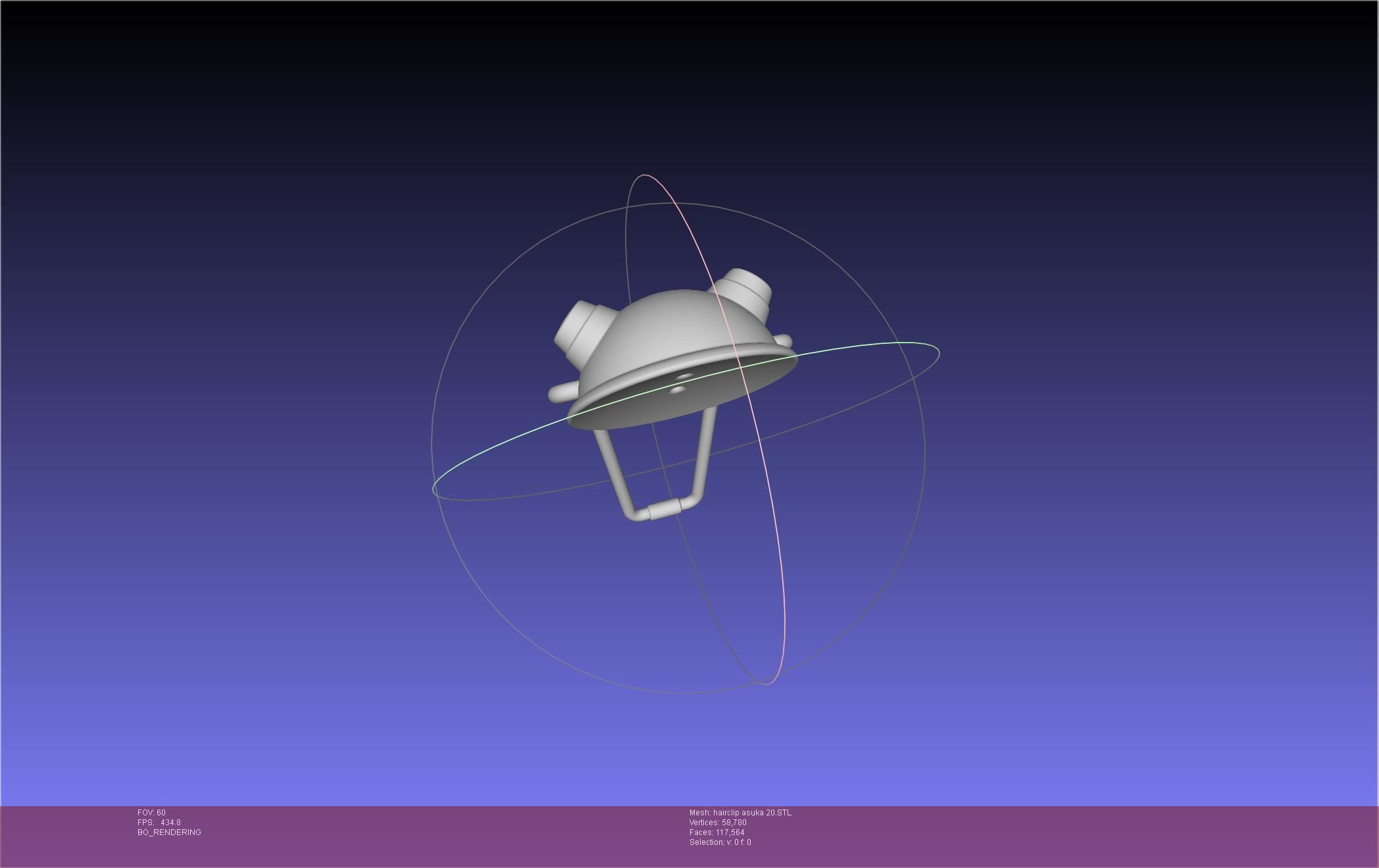 Evangelion Asuka Hairclip Rebuild 2-0 Version 3D print model_34