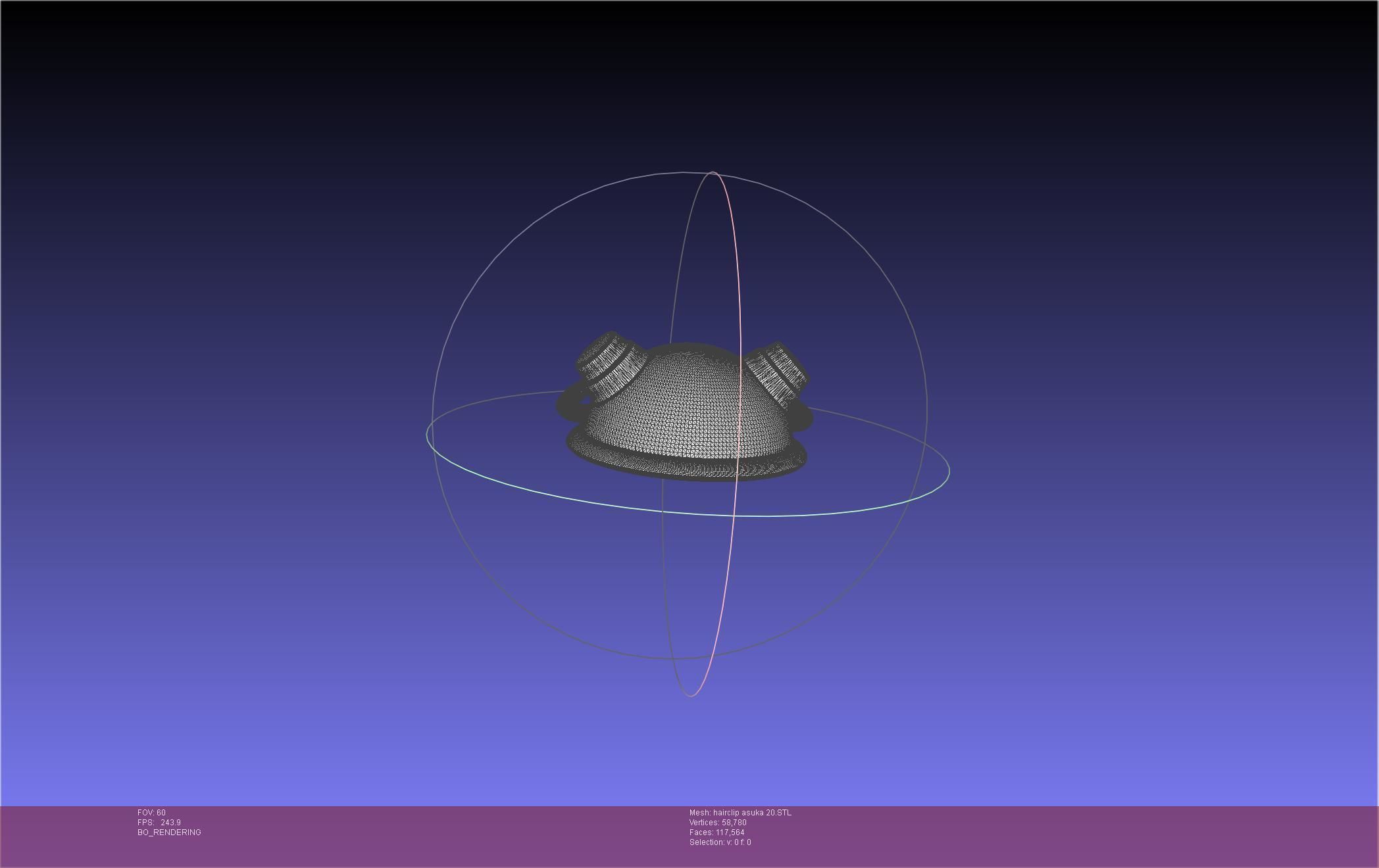 Evangelion Asuka Hairclip Rebuild 2-0 Version 3D print model_38