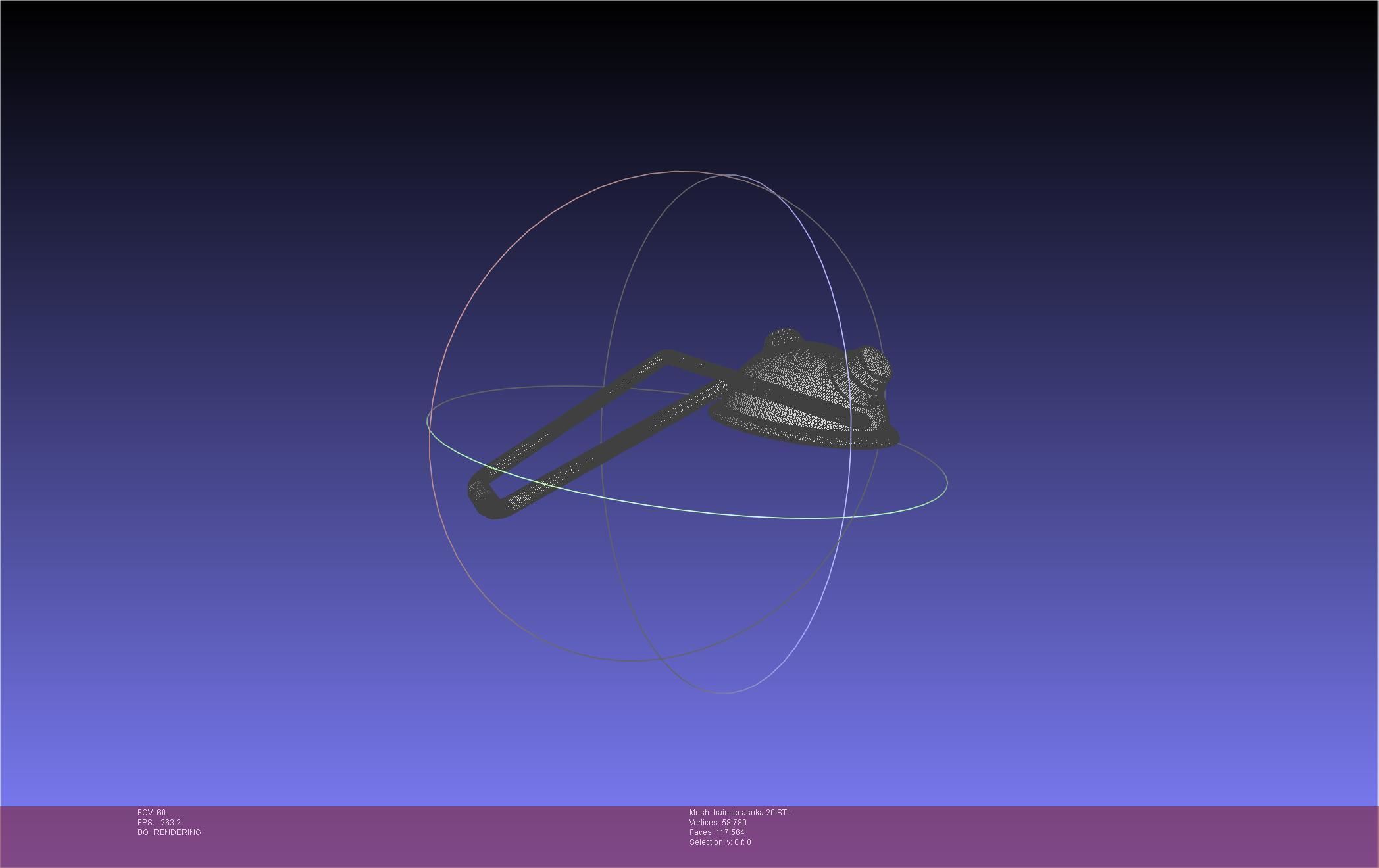 Evangelion Asuka Hairclip Rebuild 2-0 Version 3D print model_41