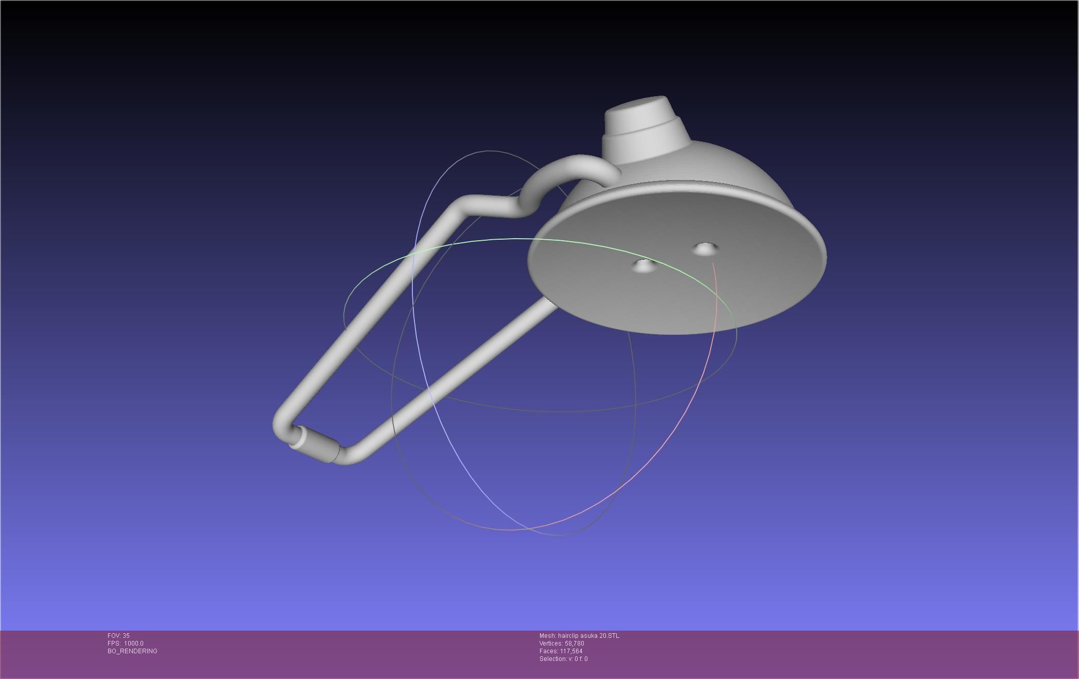 Evangelion Asuka Hairclip Rebuild 2-0 Version 3D print model_76