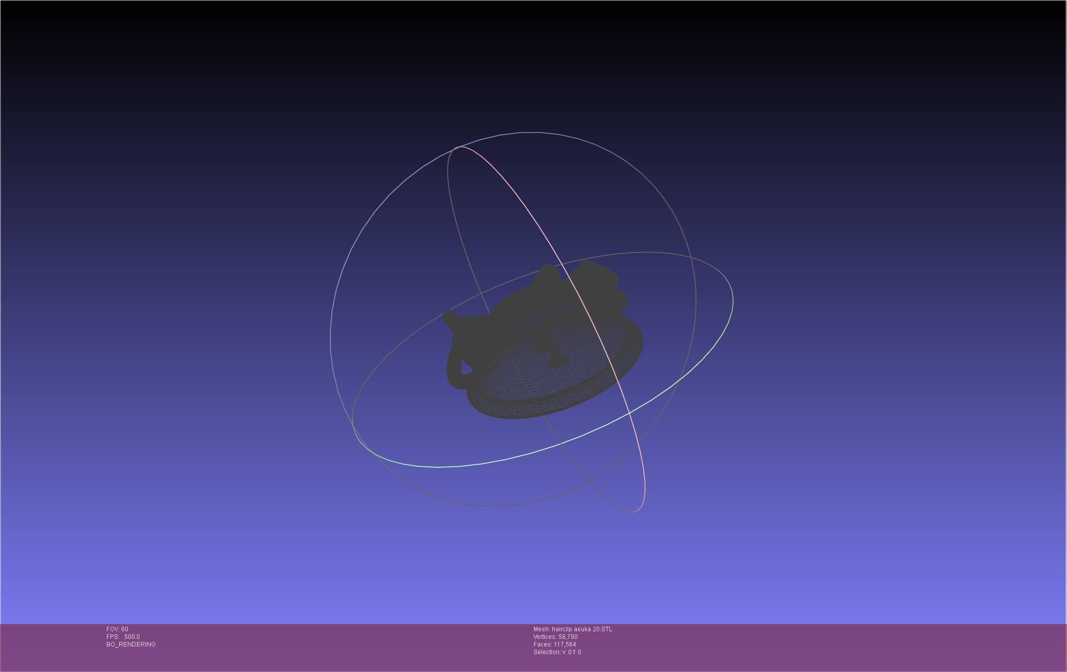 Evangelion Asuka Hairclip Rebuild 2-0 Version 3D print model_49