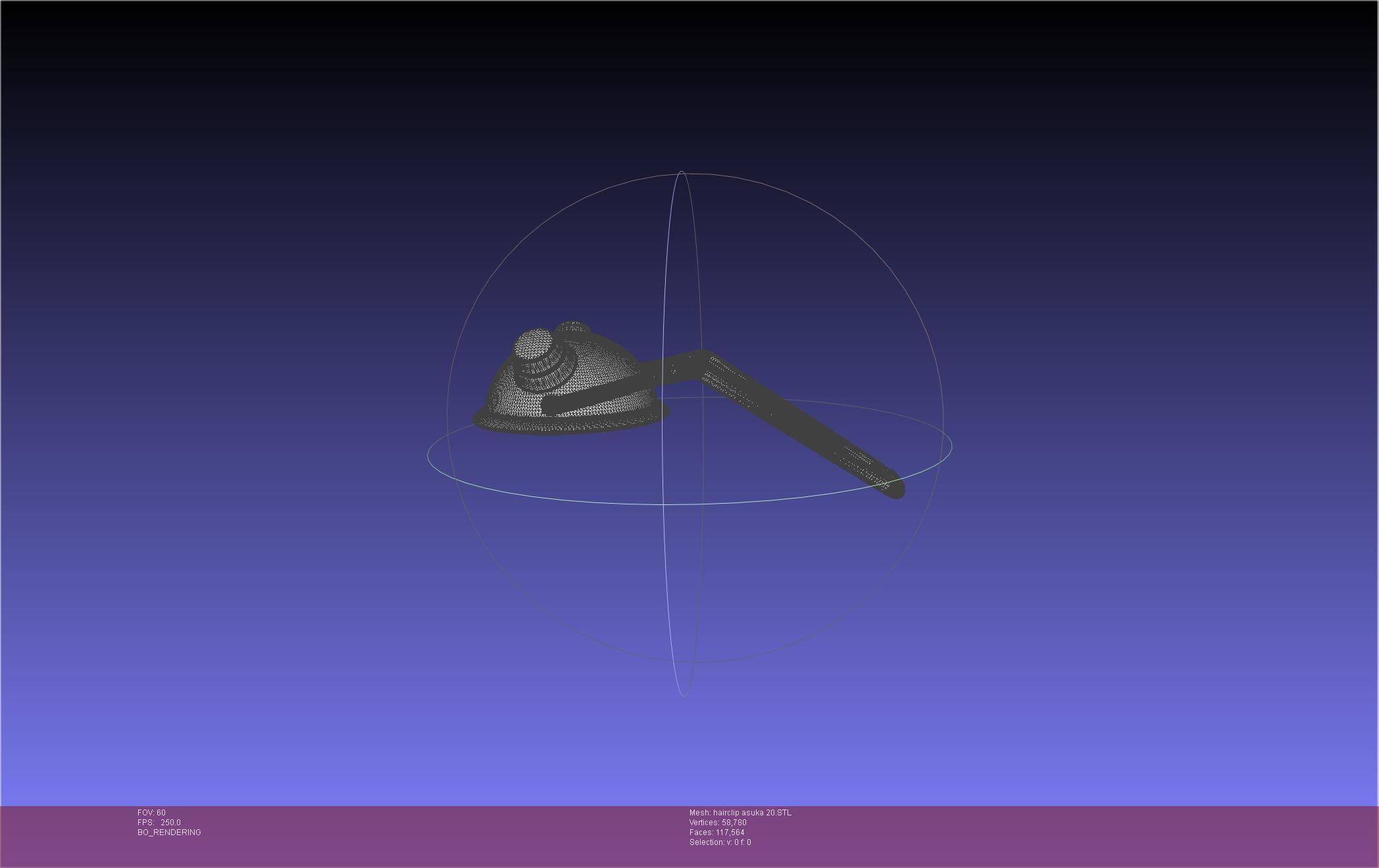 Evangelion Asuka Hairclip Rebuild 2-0 Version 3D print model_36