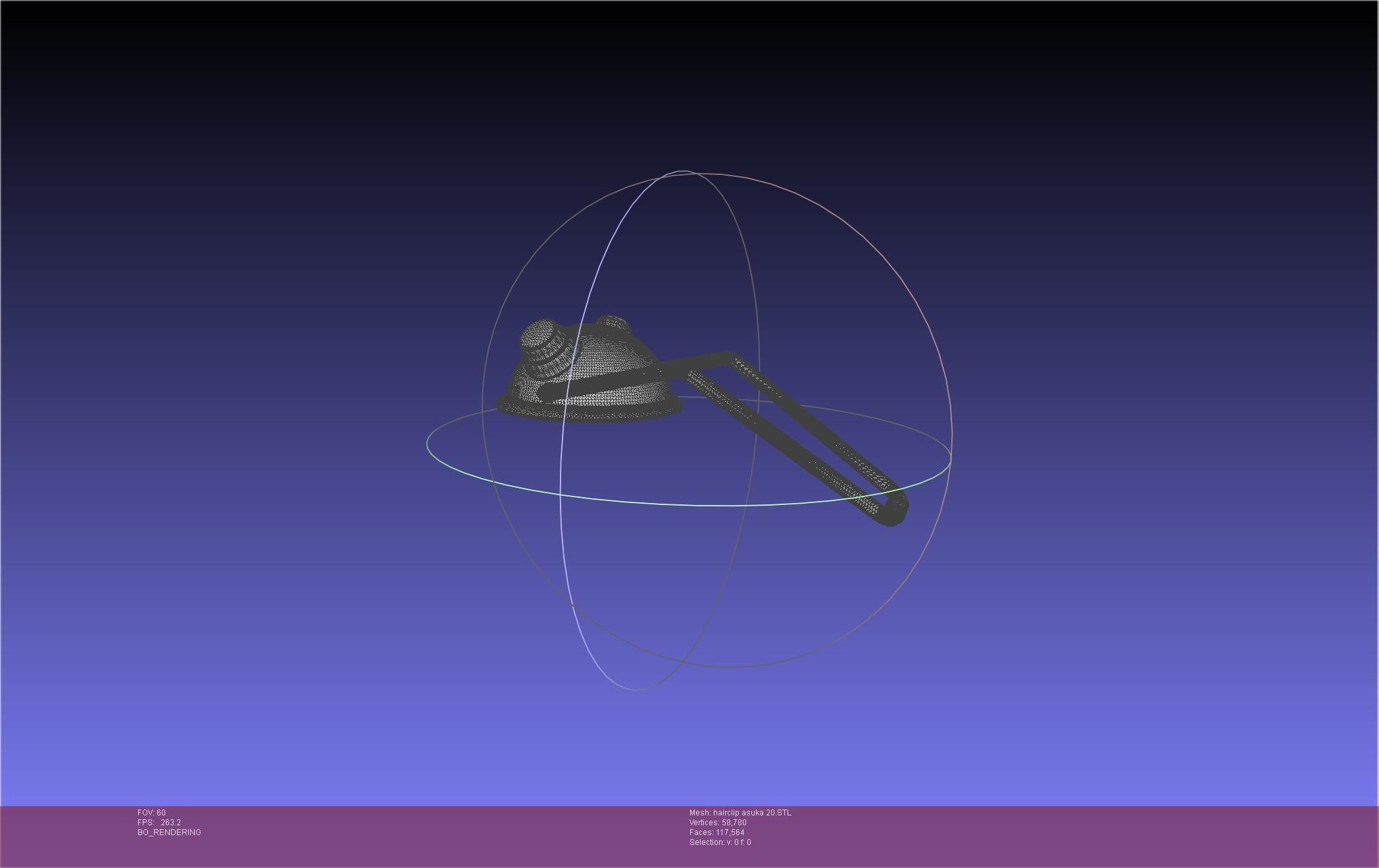 Evangelion Asuka Hairclip Rebuild 2-0 Version 3D print model_43