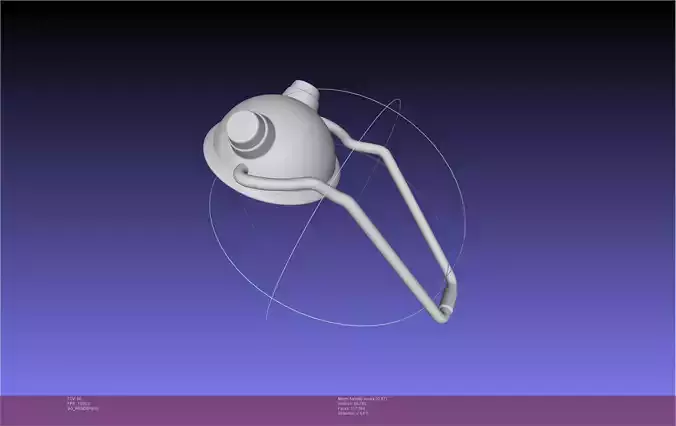 Evangelion Asuka Hairclip Rebuild 2-0 Version 3D print model