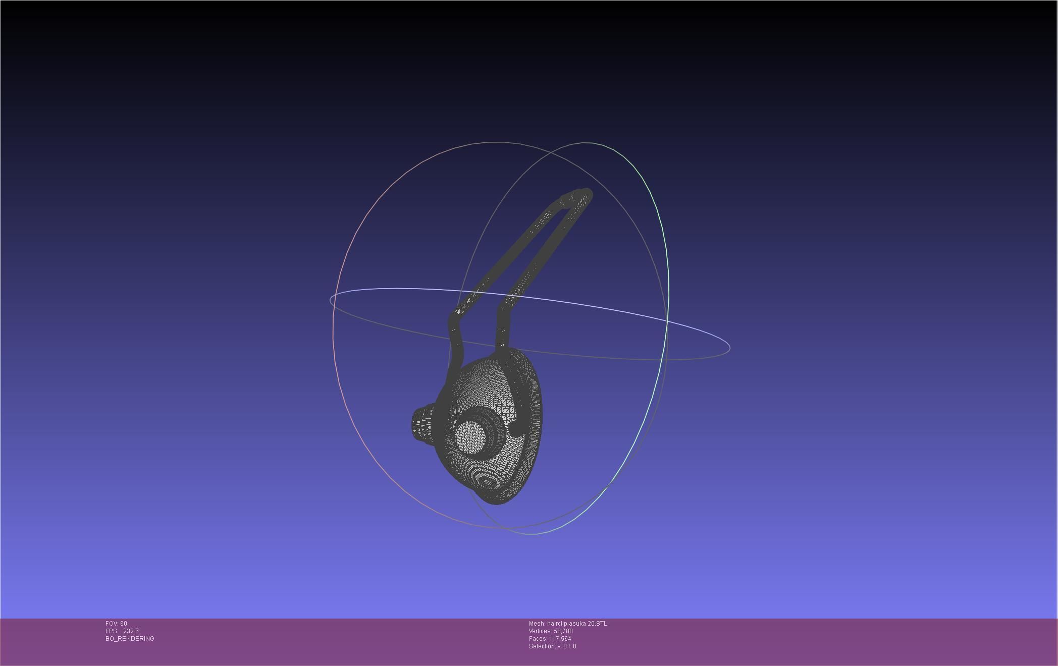 Evangelion Asuka Hairclip Rebuild 2-0 Version 3D print model_47