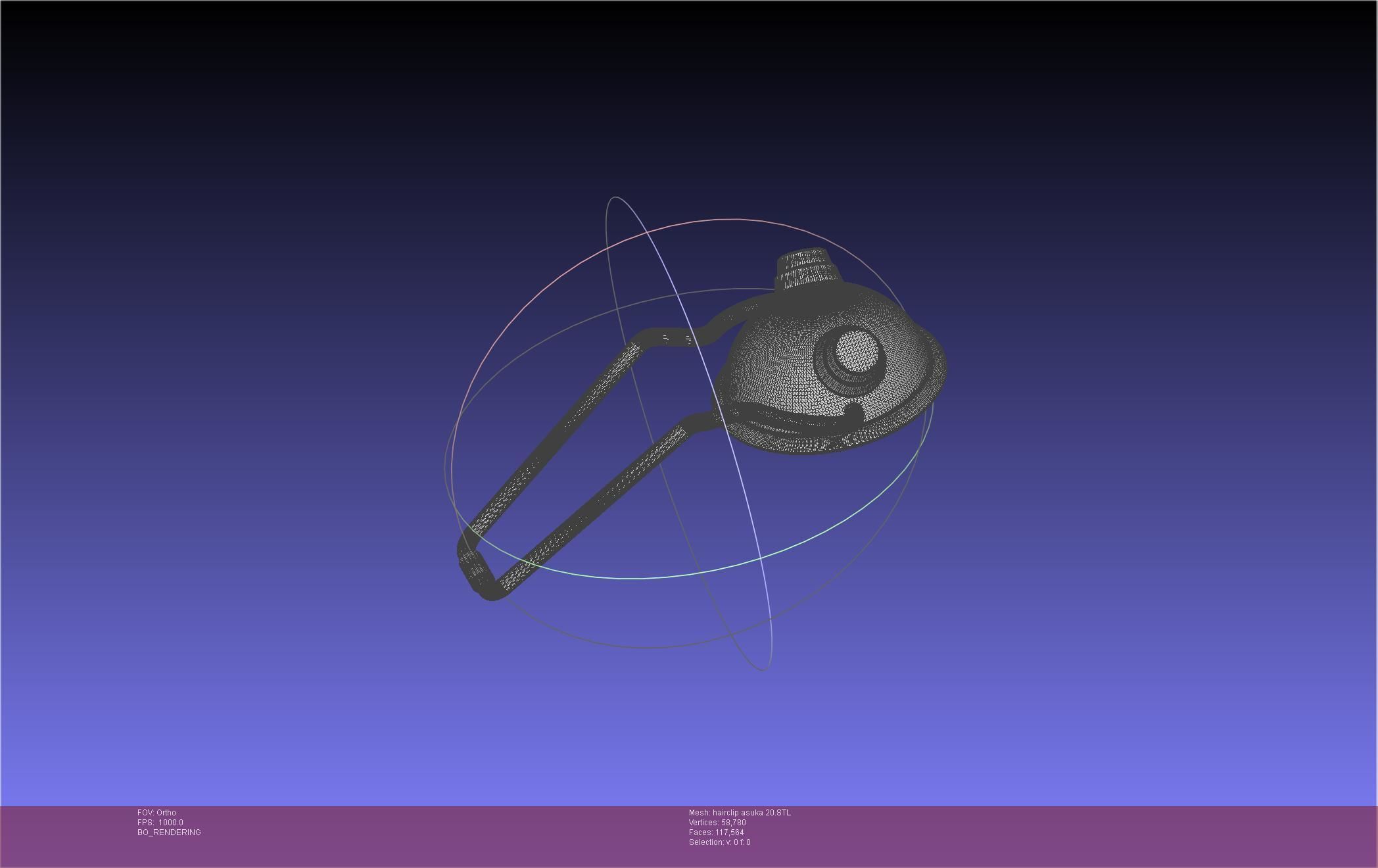 Evangelion Asuka Hairclip Rebuild 2-0 Version 3D print model_52