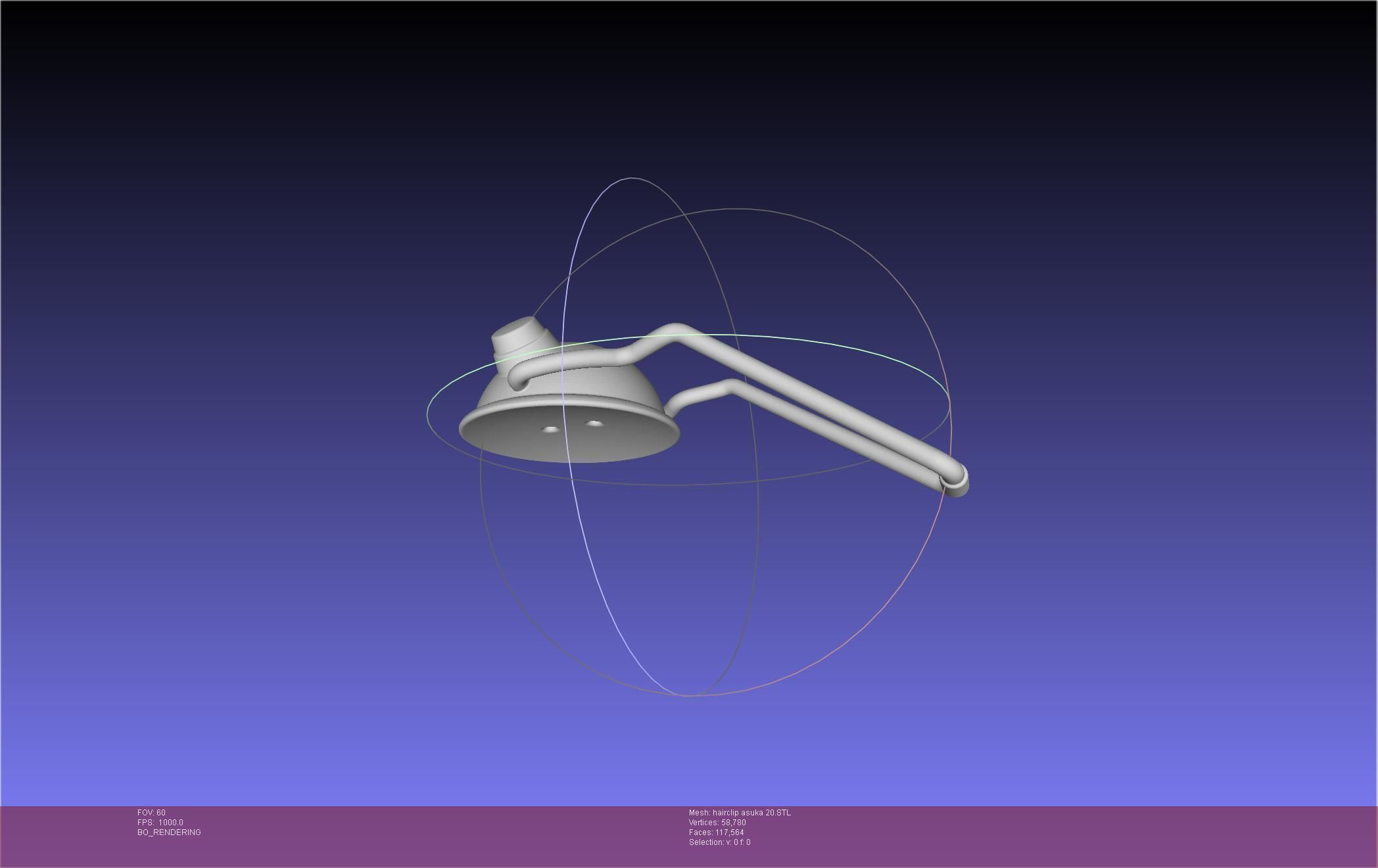 Evangelion Asuka Hairclip Rebuild 2-0 Version 3D print model_8