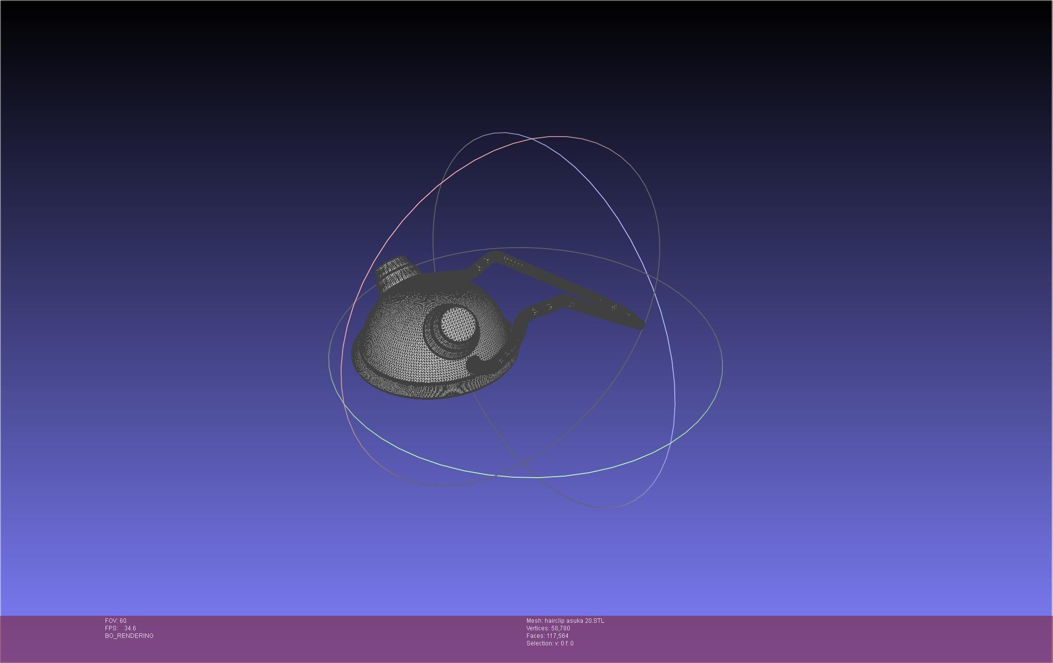 Evangelion Asuka Hairclip Rebuild 2-0 Version 3D print model_37