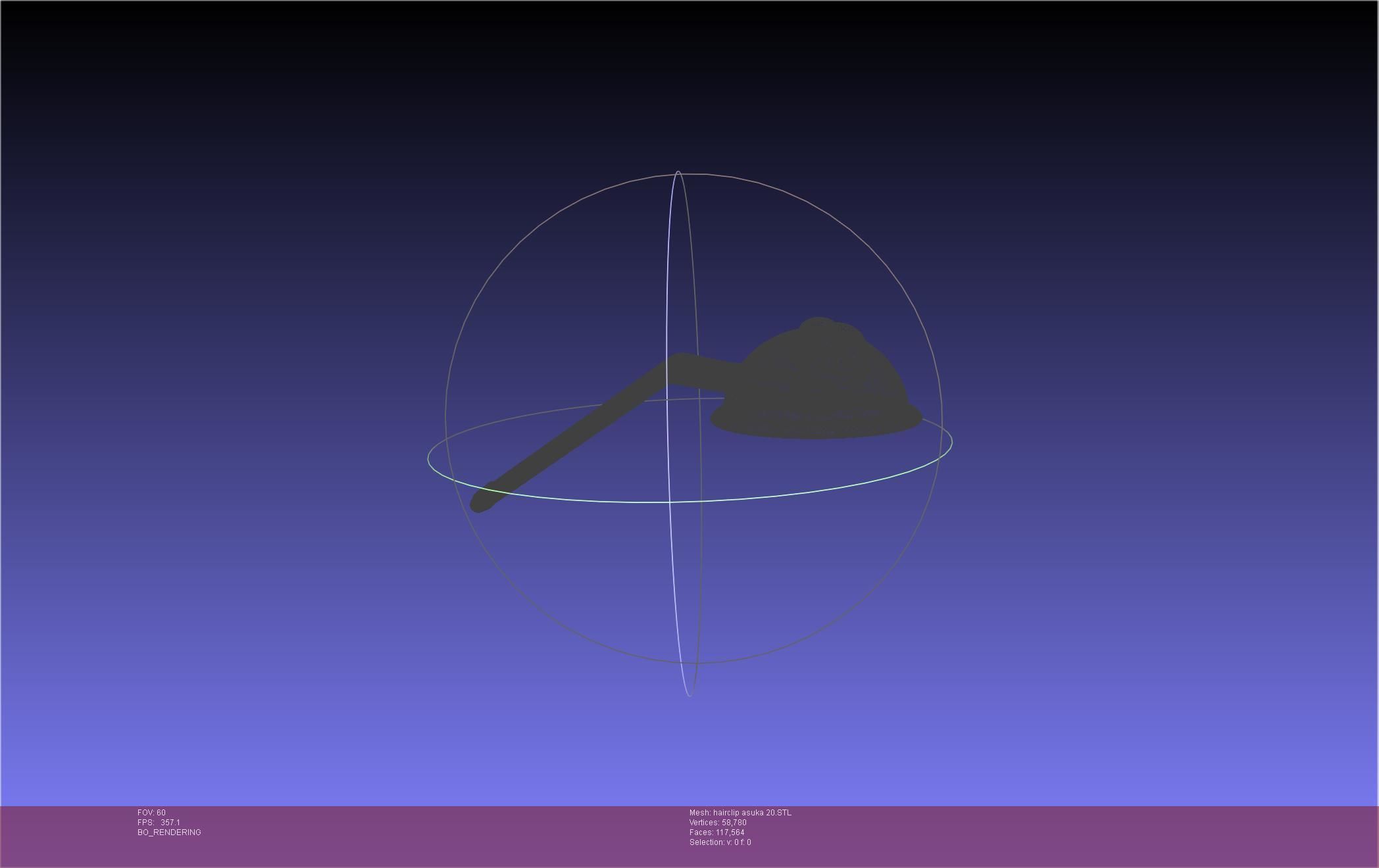 Evangelion Asuka Hairclip Rebuild 2-0 Version 3D print model_50