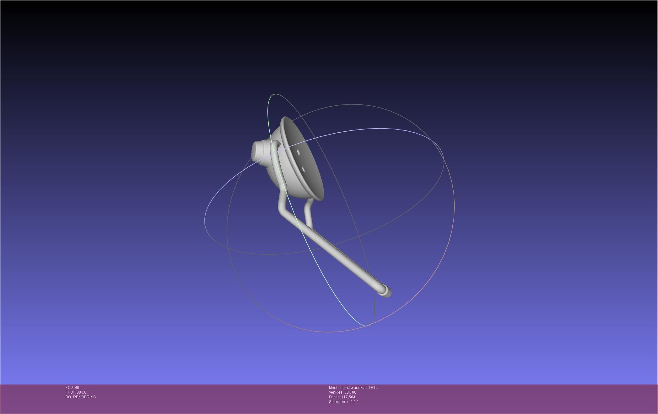 Evangelion Asuka Hairclip Rebuild 2-0 Version 3D print model_28