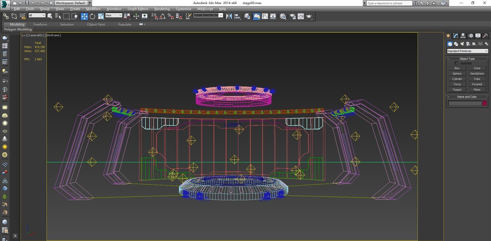 Event stage 09 design 3D model_6