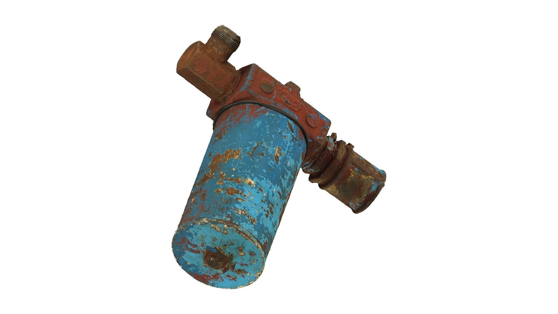 Antique Oil Filter Raw Scanned 3D model_4